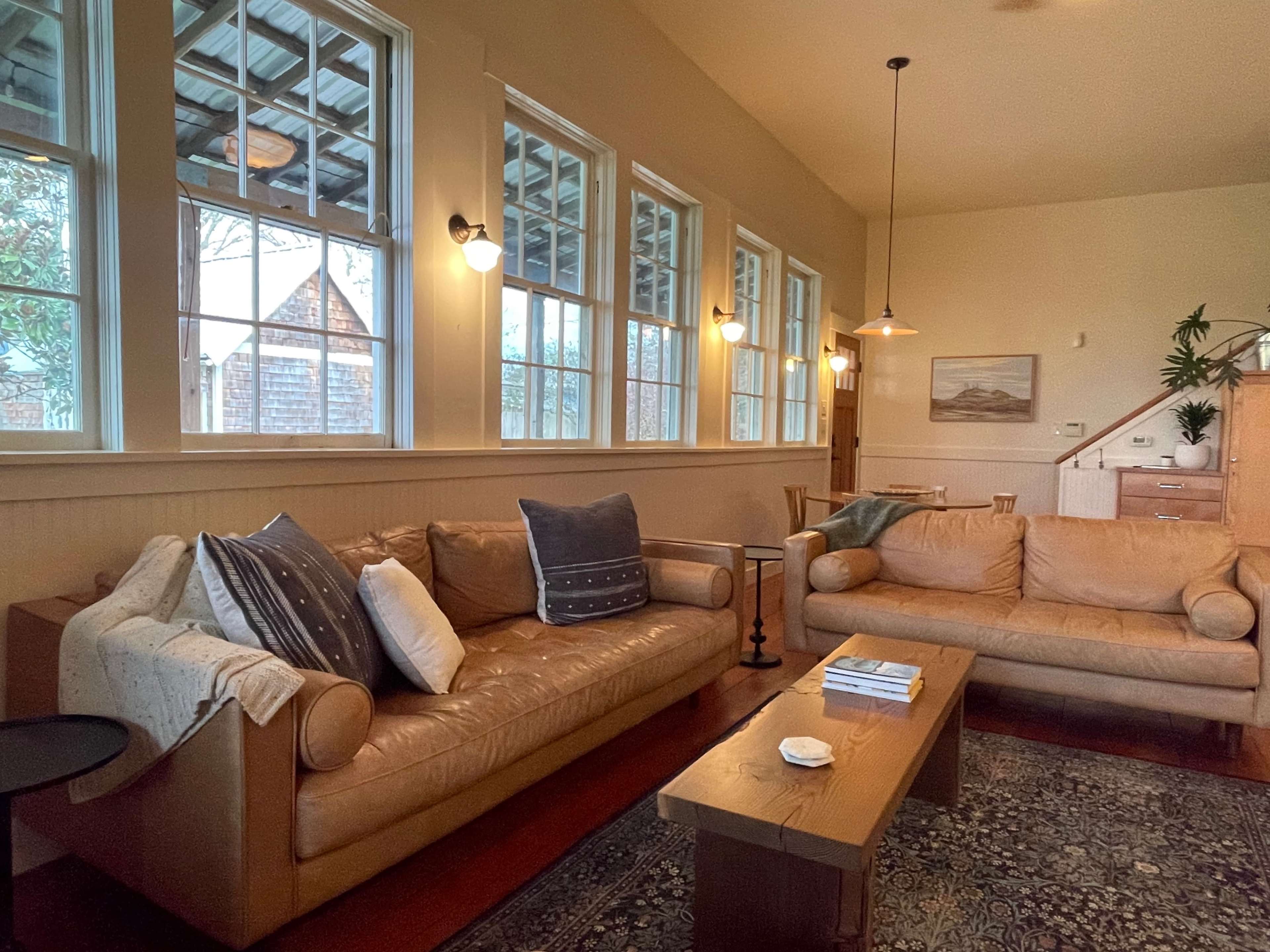 Bow-Edison Schoolhouse Loft with Private Waterfront Garden Image in Edison, Bow, WA