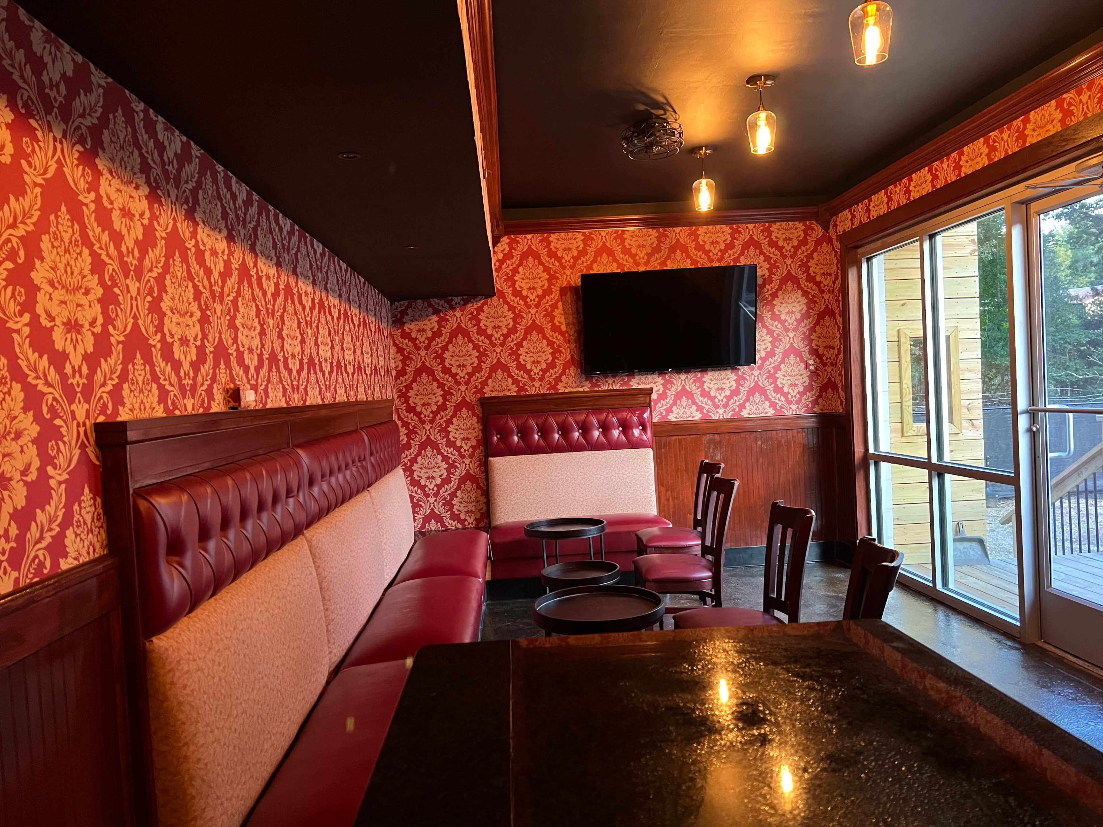 Cozy, private event space with vintage locomotive dining car bar/lounge suite Image in Highland Springs, Highland Springs, VA