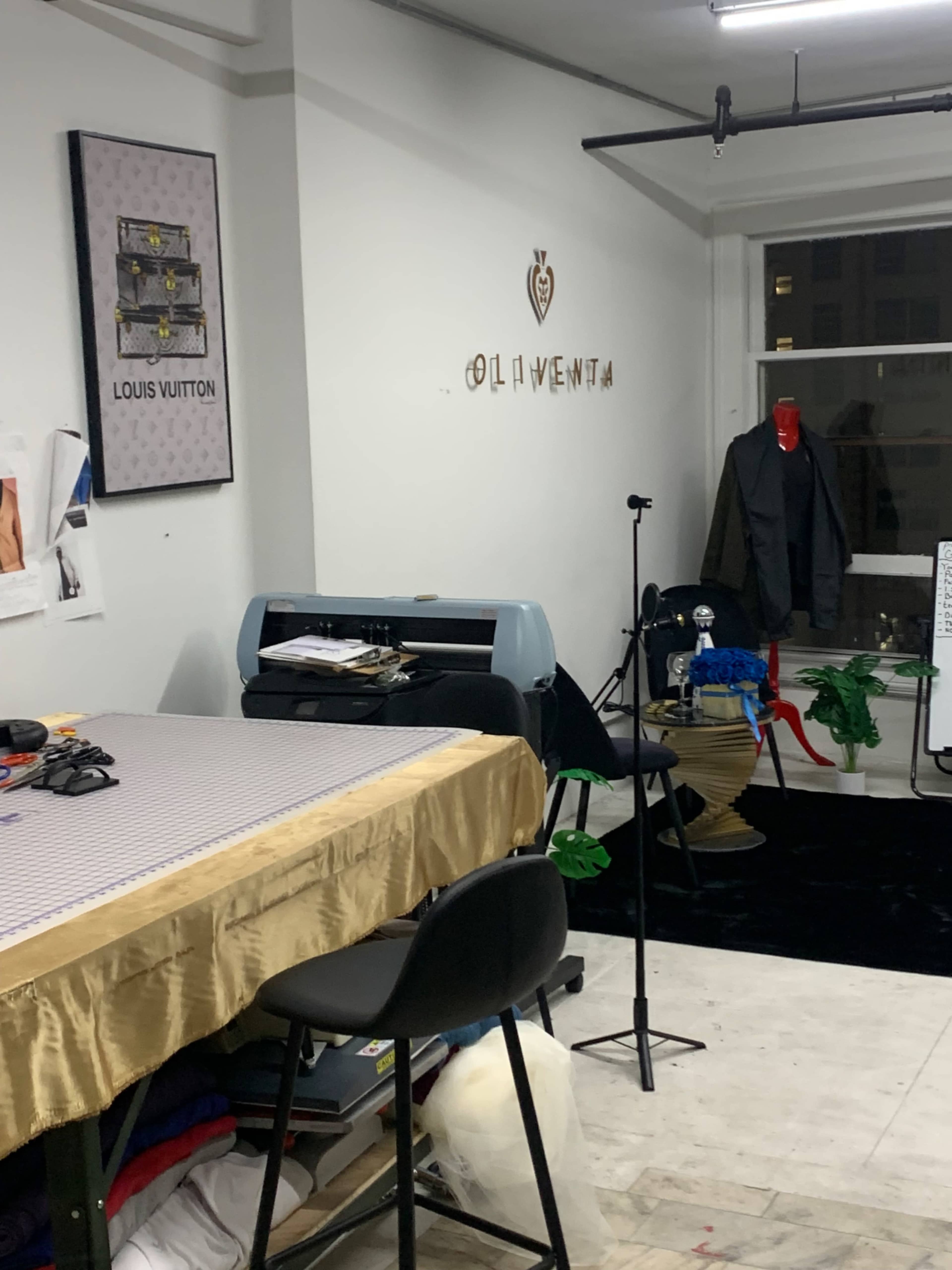 Downtown Fashion district Art work studio with rustic view Image in Central LA, Los Angeles, CA