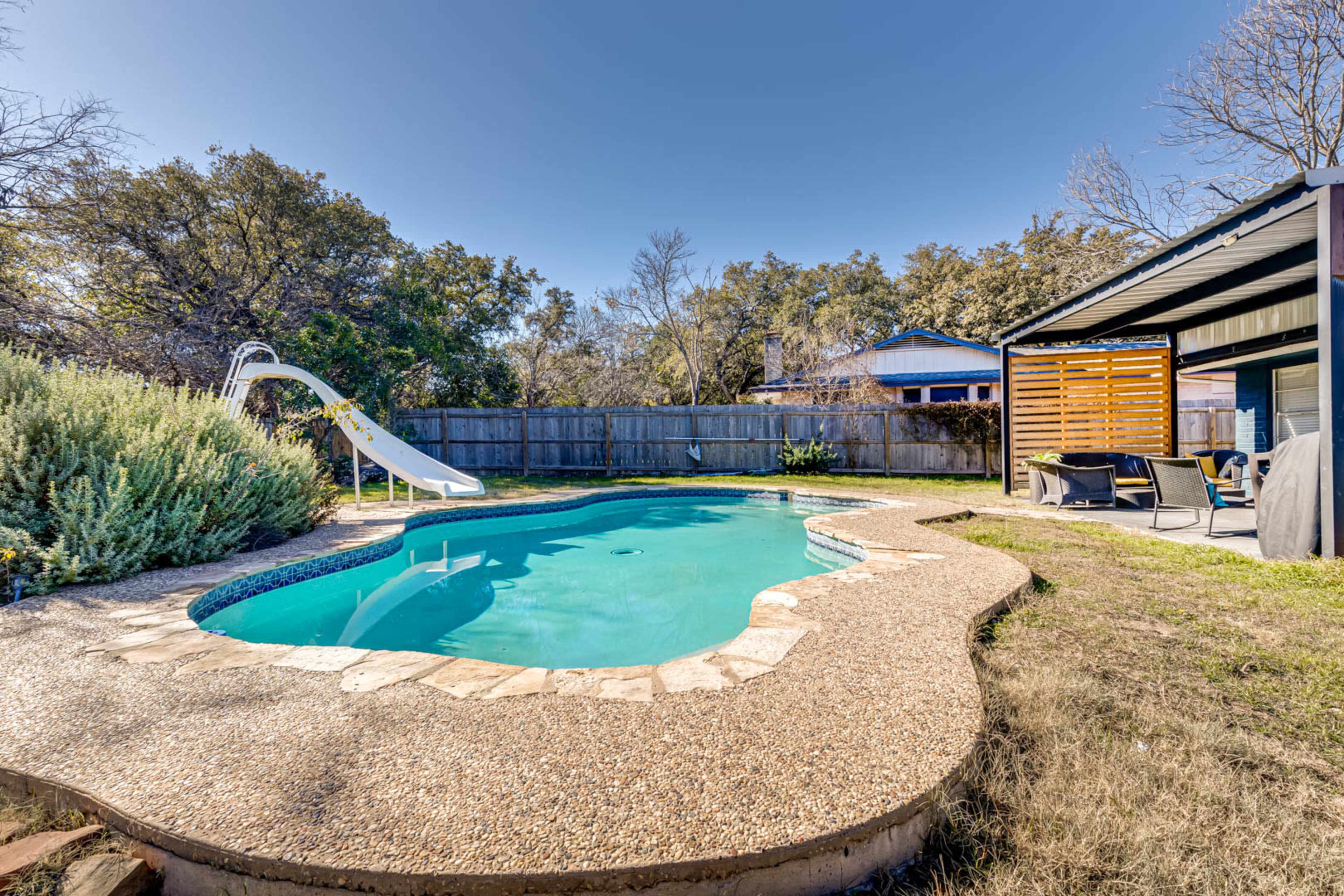 Cute home with a backyard pool Image in Uptown Central, San Antonio, TX