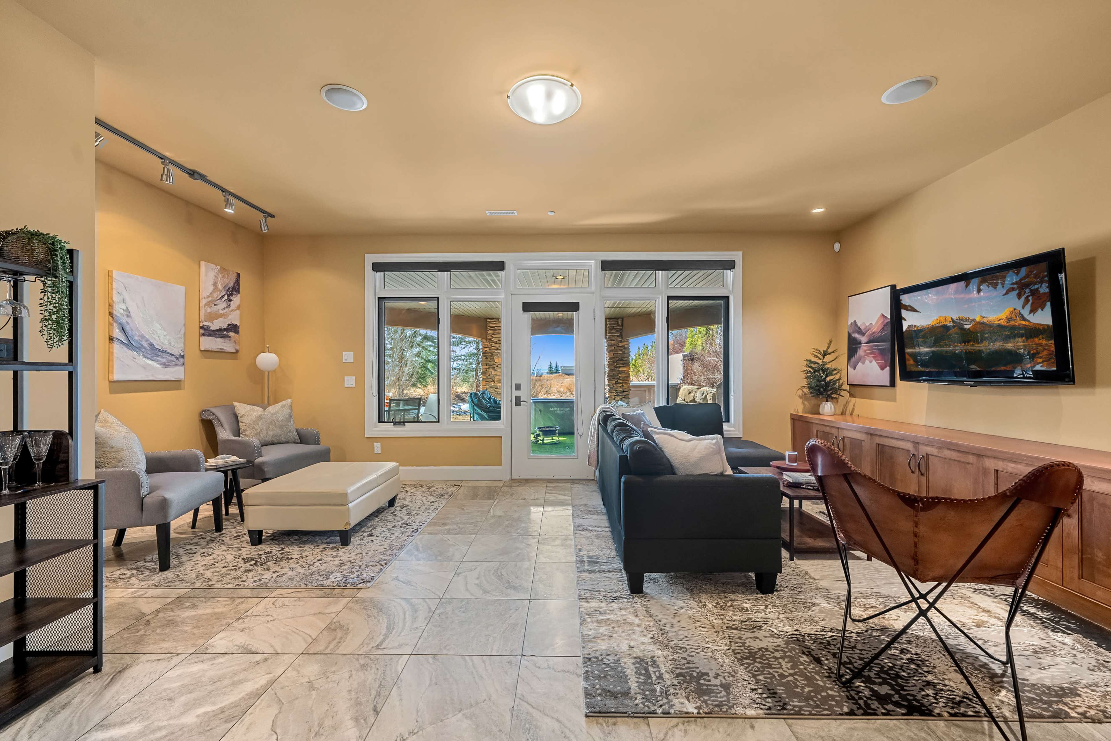 Rustic Speakeasy + Walkout Oasis | Mountain Views Image in Southwest Calgary, Calgary, AB