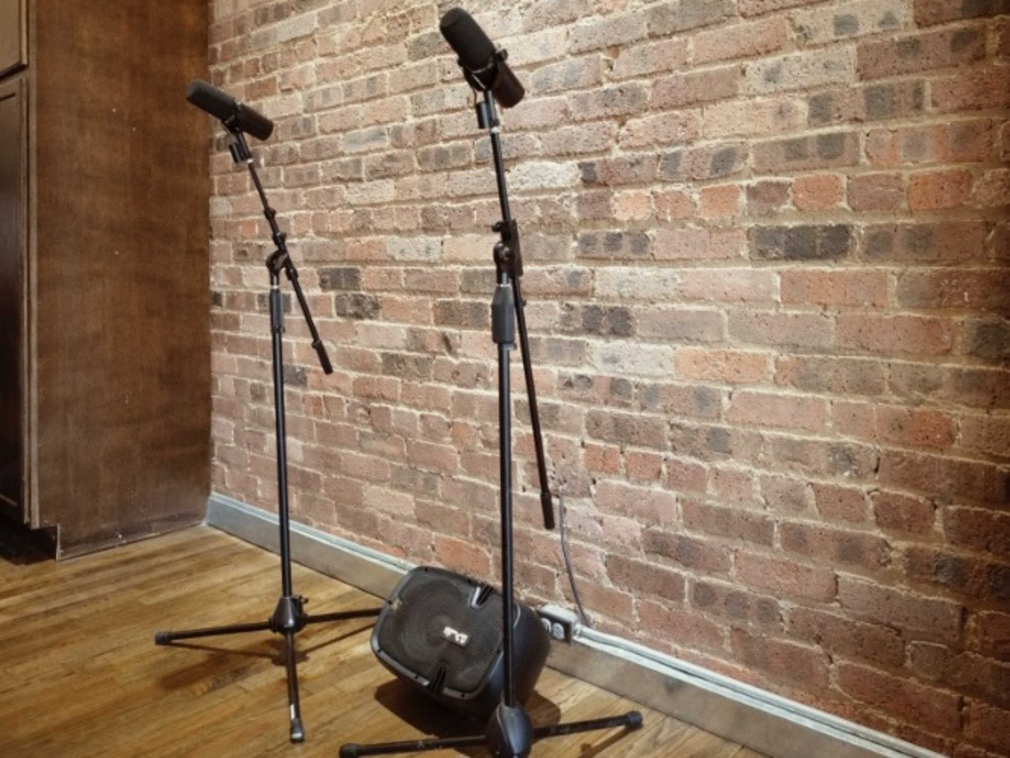Shure Mic w/ stands 
