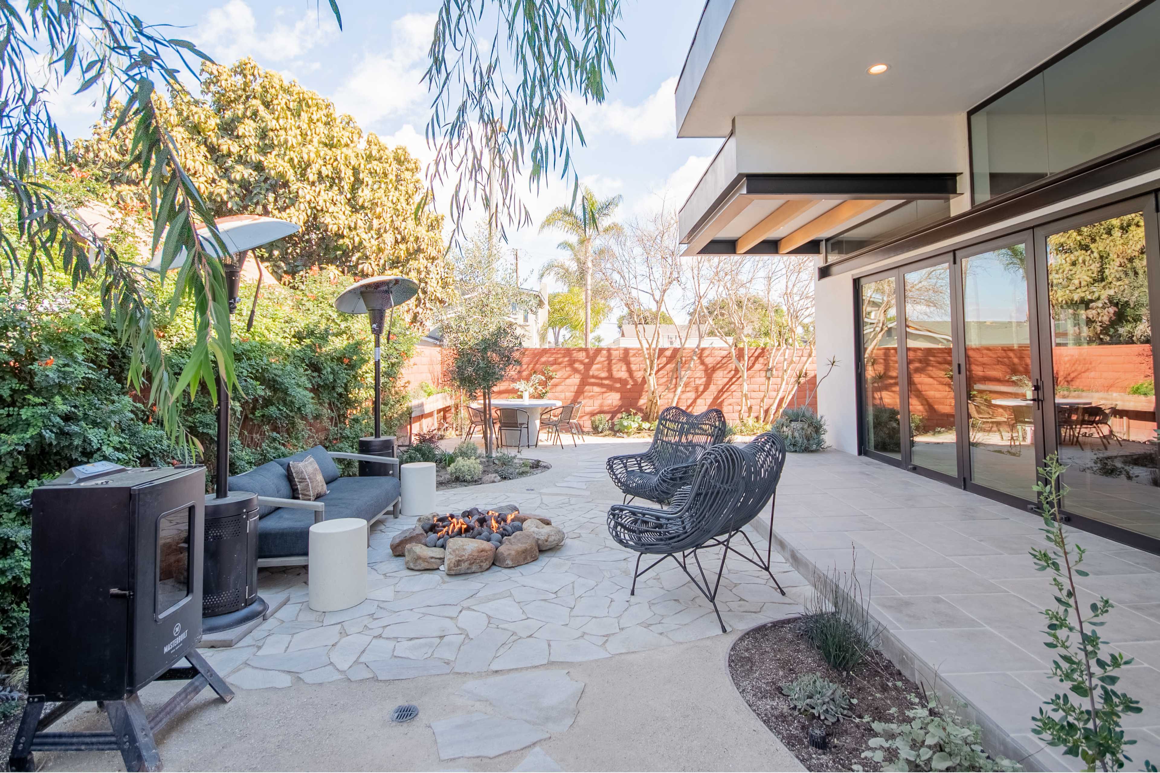 Backyard - Modern Mediterranean & Global Retreat Image in Huntington Beach, Huntington Beach, CA