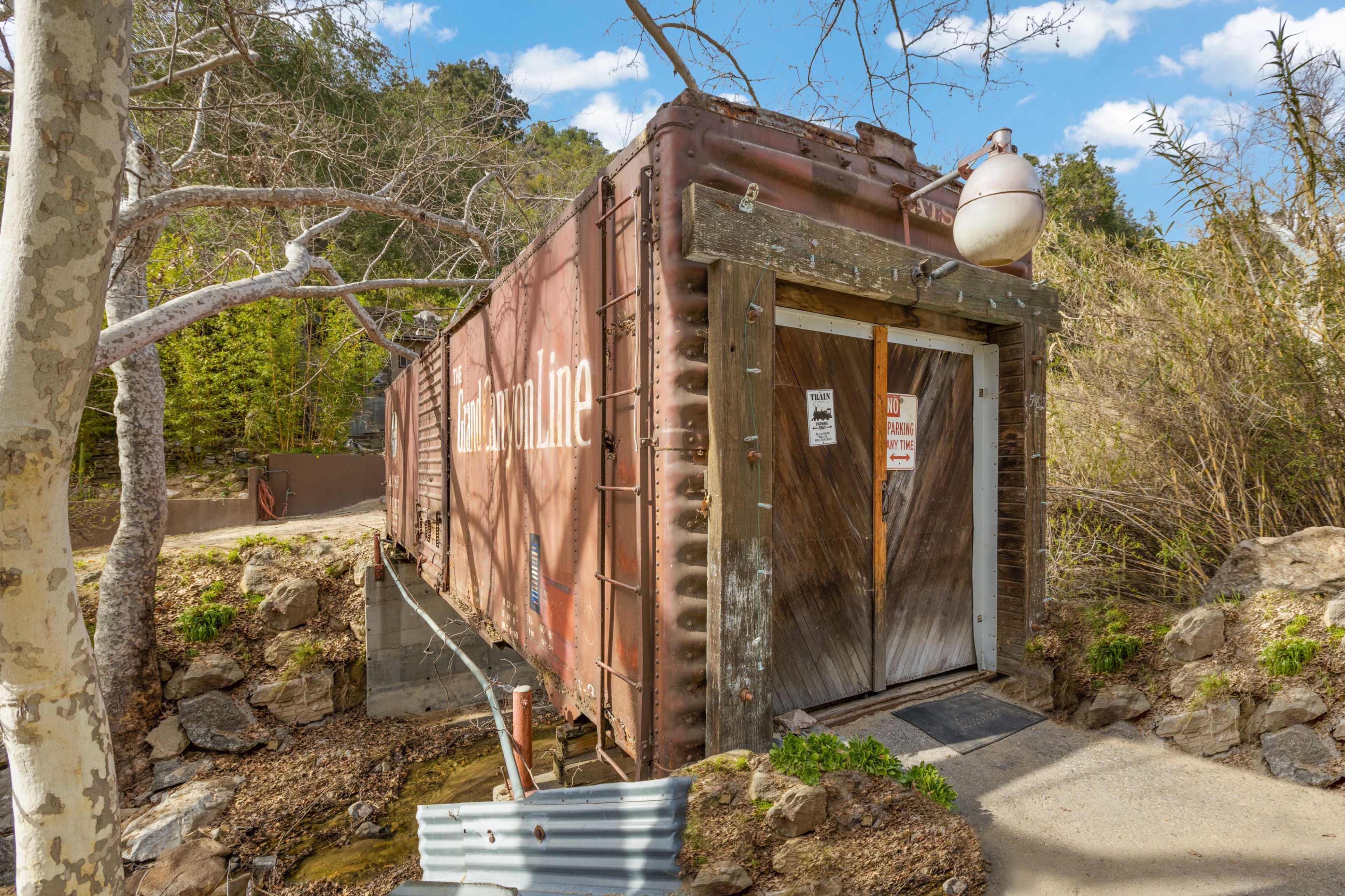 Iconic Topanga Boxcar House Image in Topanga, Topanga, CA
