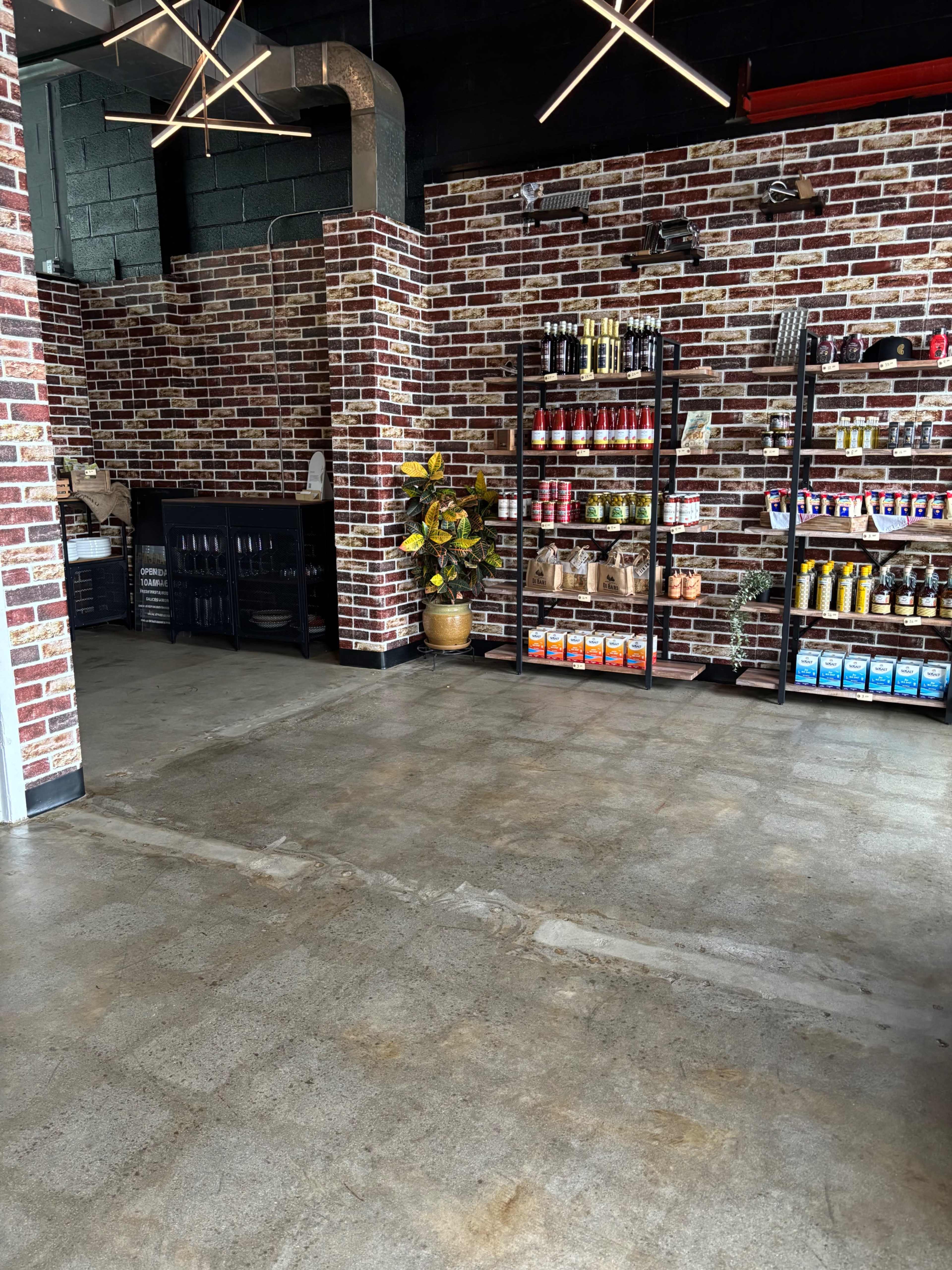 Modern industrial inspired retail space with commercial kitchen Image in Humber Summit, Toronto, ON