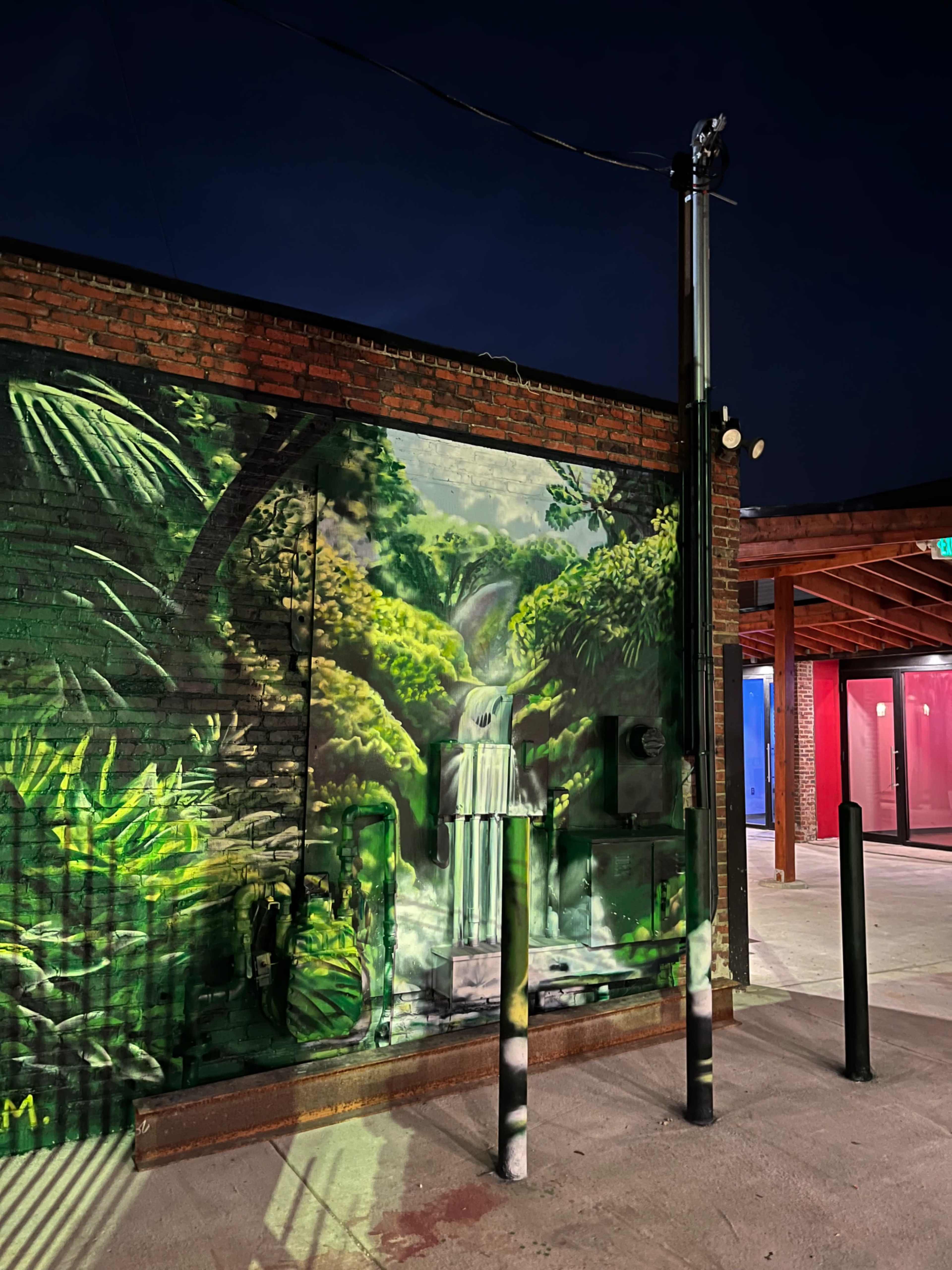 Beautifully retrofitted 150 year-old brick garages. Image in Hampden, Baltimore, MD