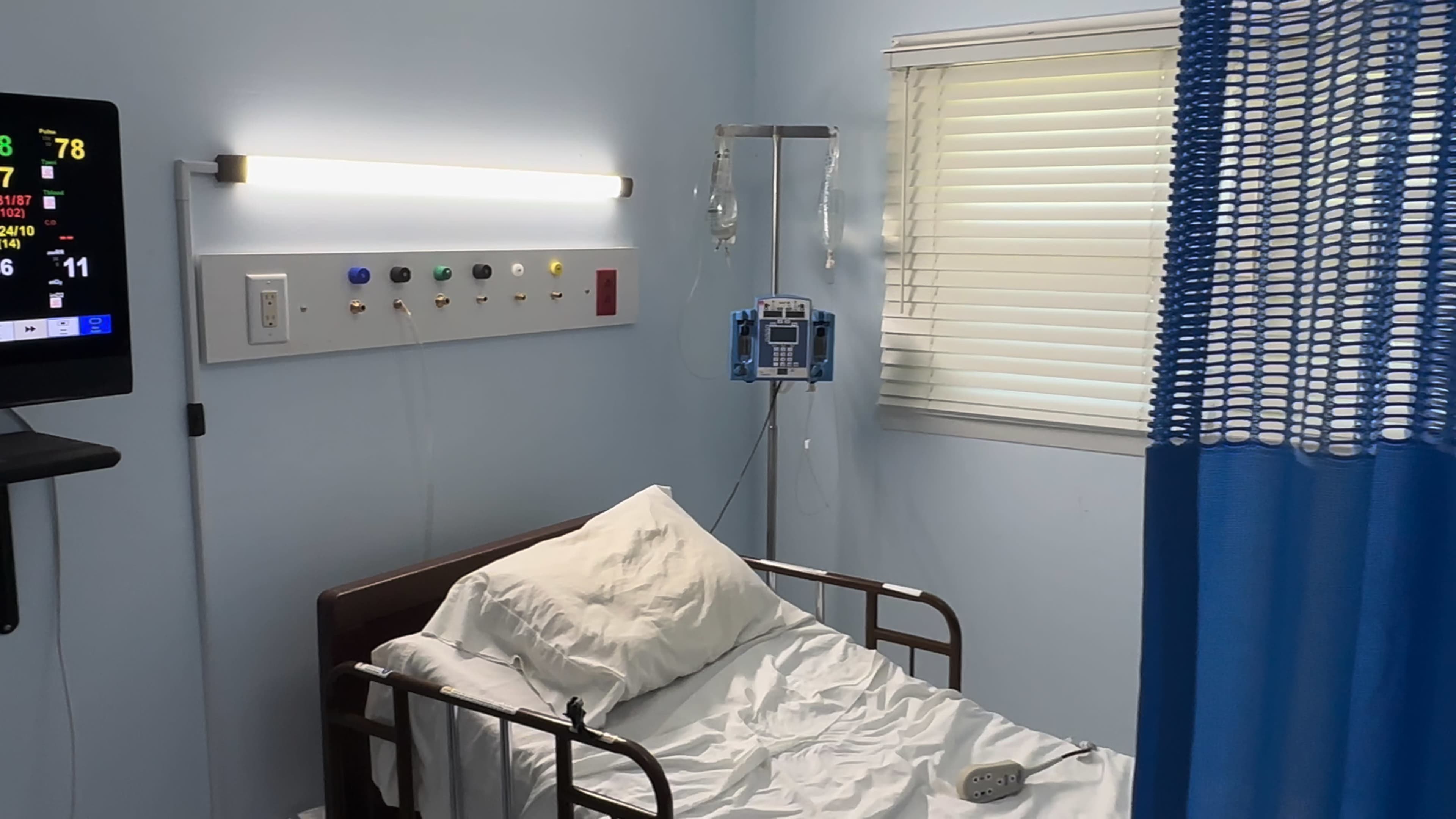 Hospital Room Set for Film between Chicago and Milwaukee Image in Zion Township, Zion, IL