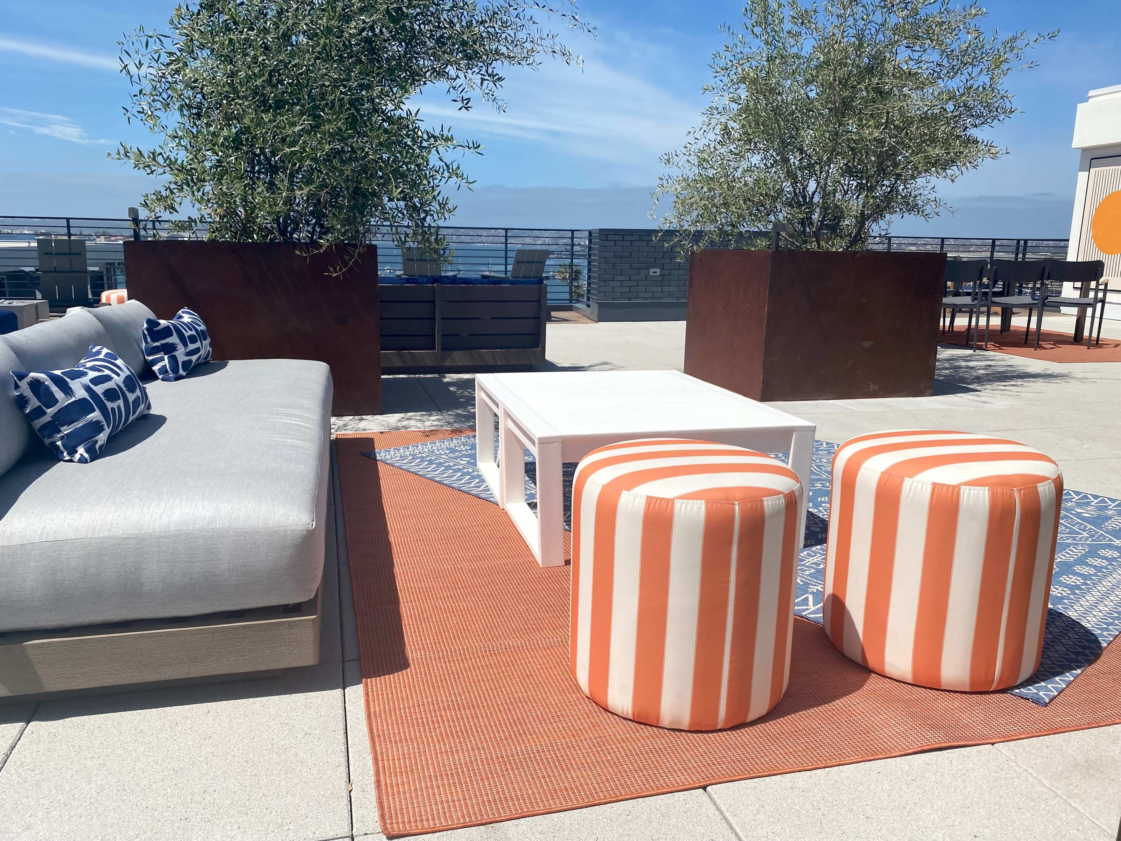 Little Italy, Coastal Panoramic Ocean-View Rooftop Image in Little Italy, San Diego, CA