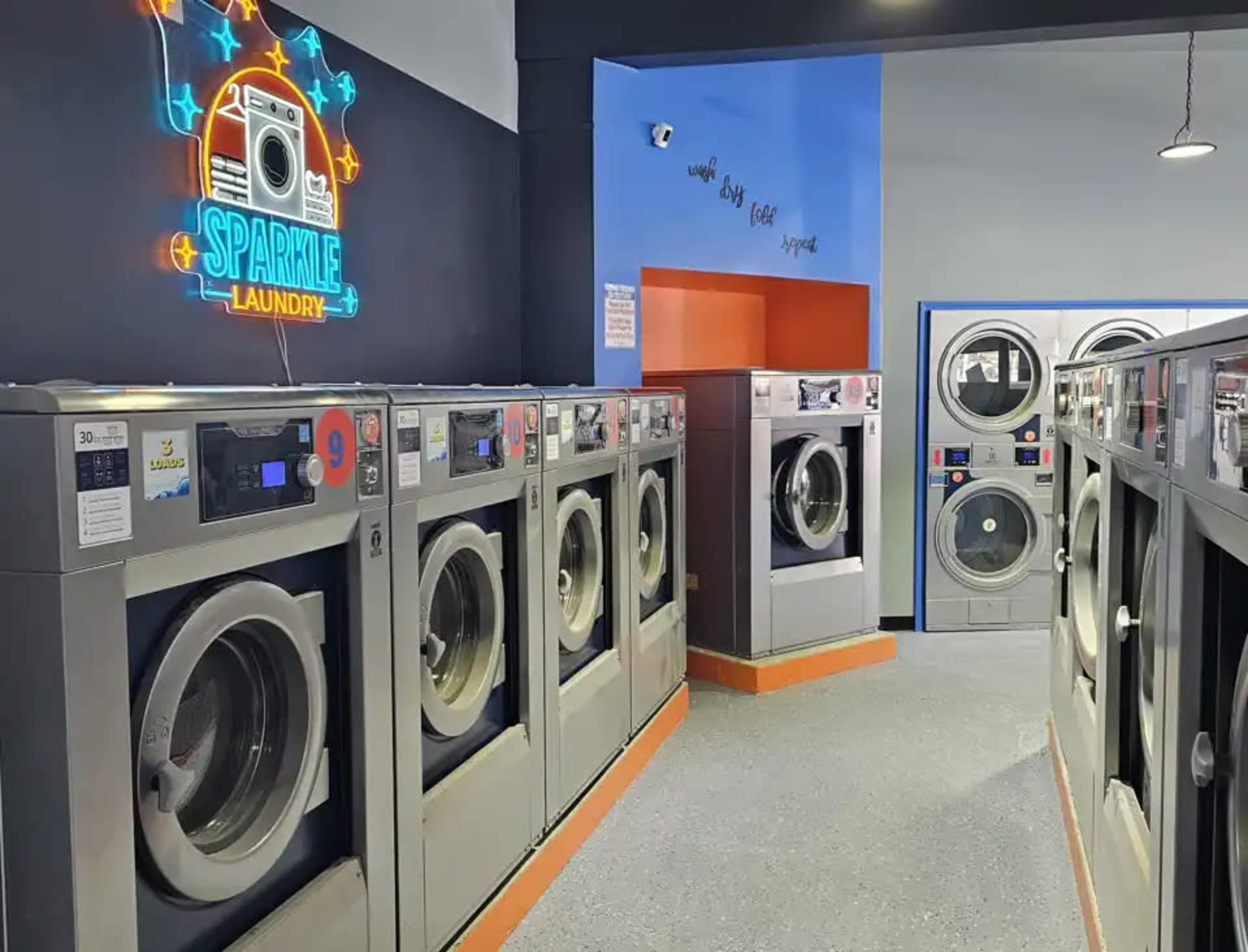 Modern, clean, future-facing laundromat Image in Burbank, Burbank, CA
