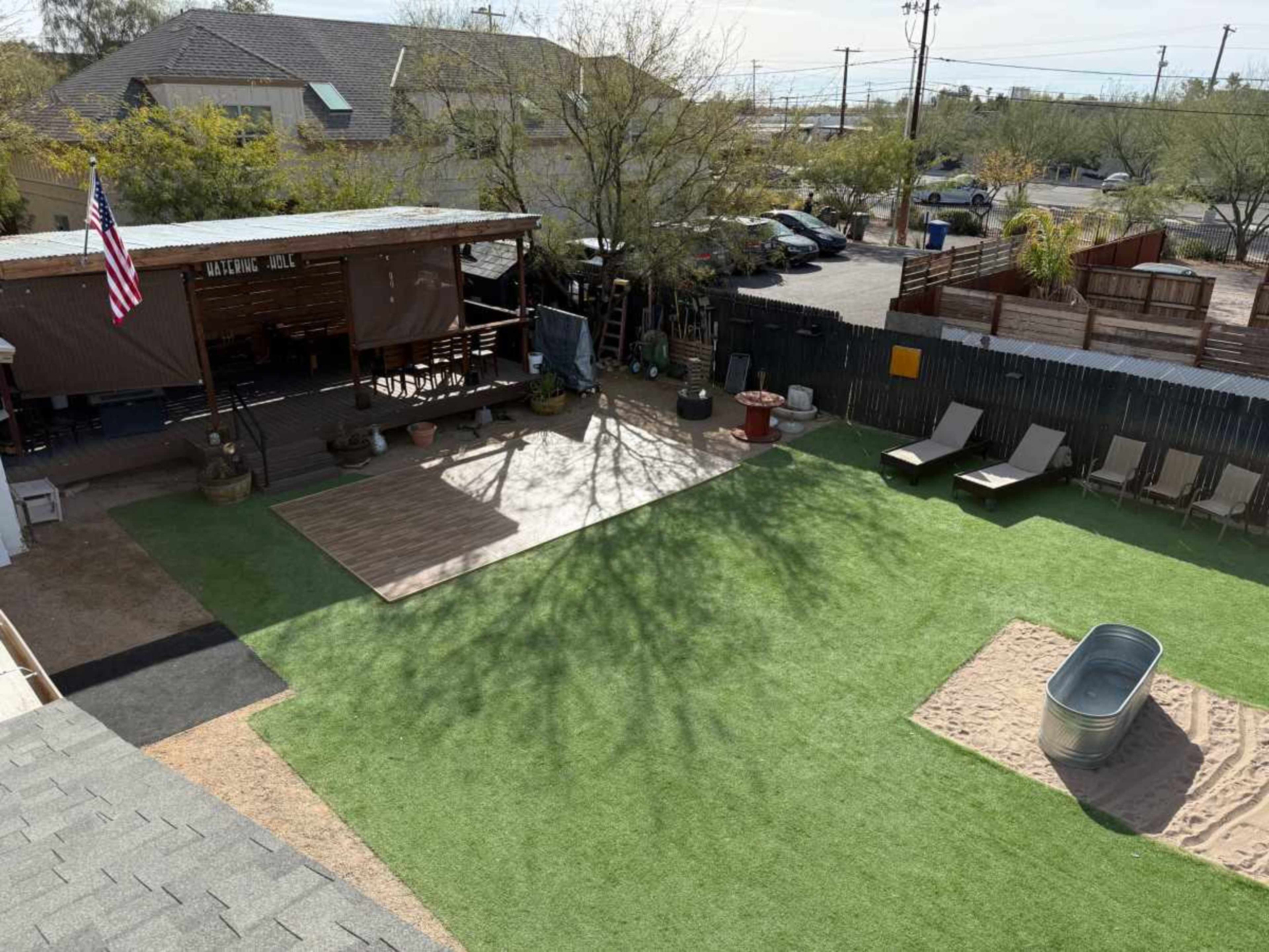 Midtown Deck Venue w/ huge BackYard & Outdoor Games Image in Grant/Glenn, Tucson, AZ