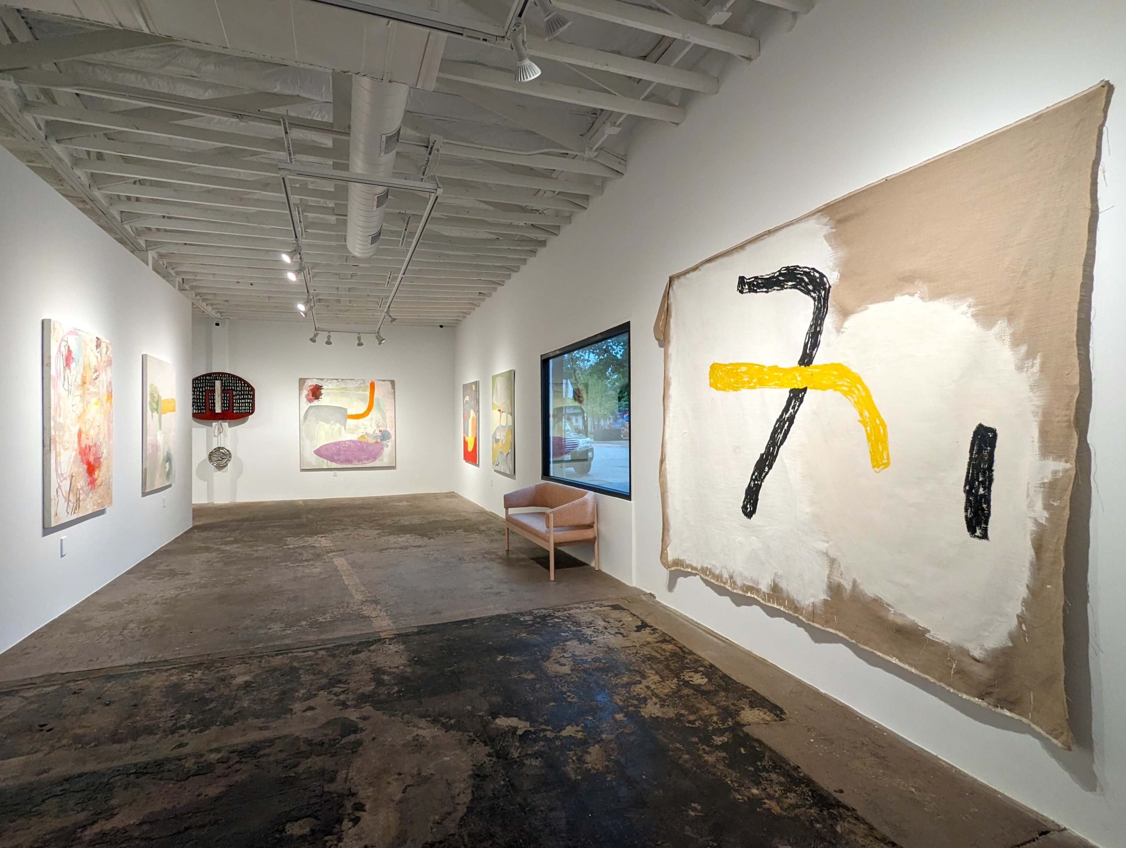 Downtown Modern Industrial White Wall Art Gallery- Front Gallery Image in Montrose, Houston, TX