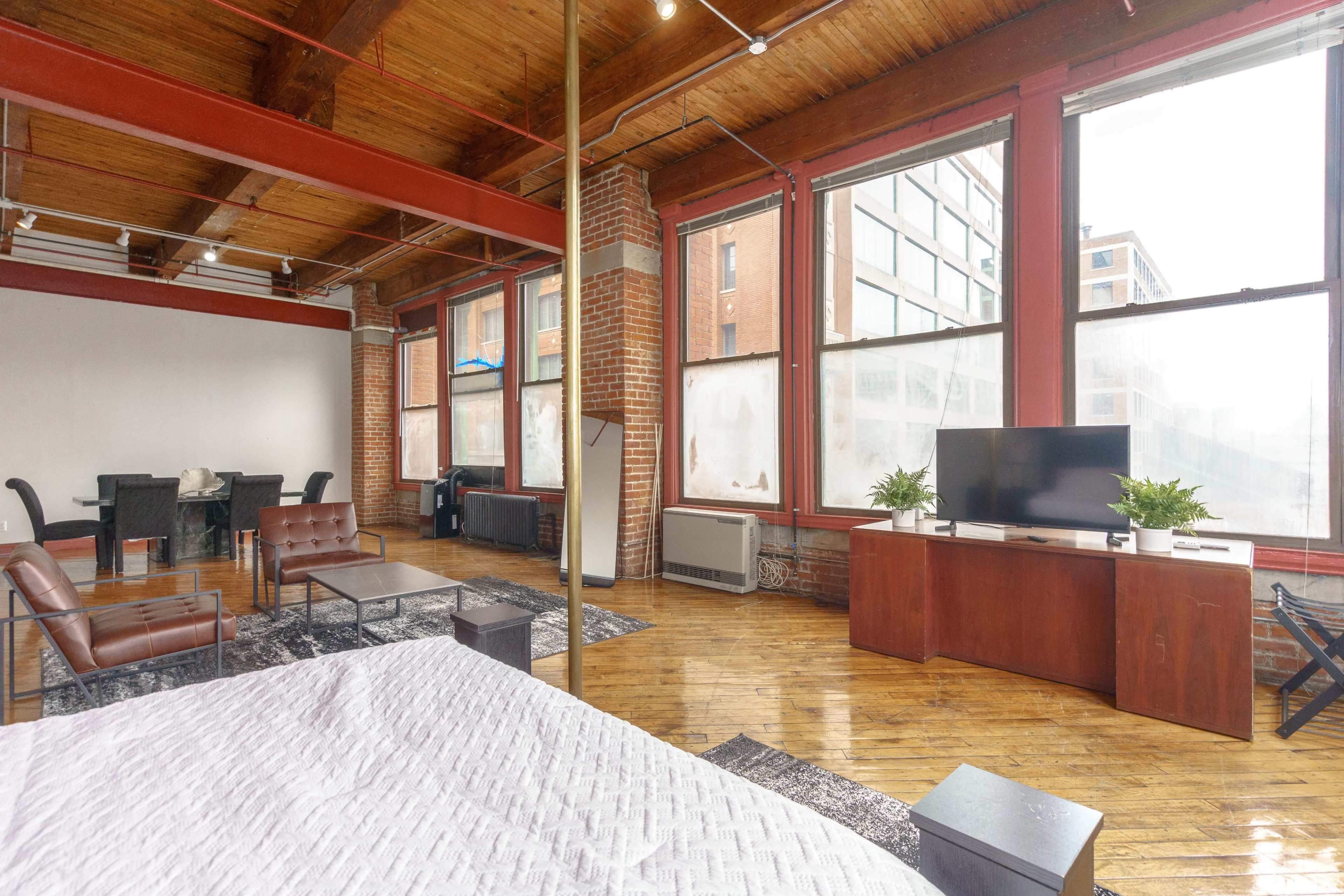 Greektown Loft with Stripper Pole Image in Downtown Detroit, Detroit, MI