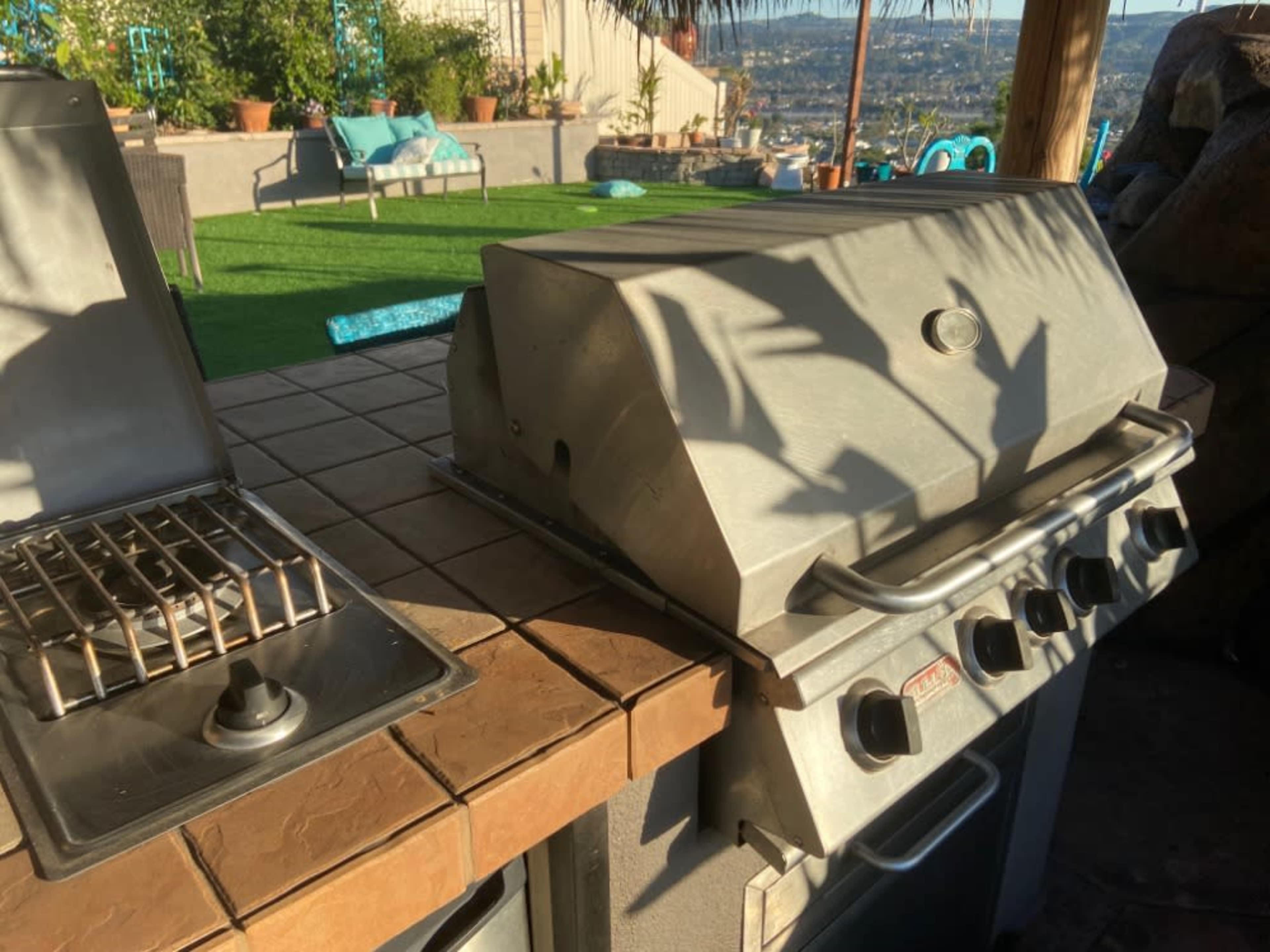 BBQ AND SIDE BURNER