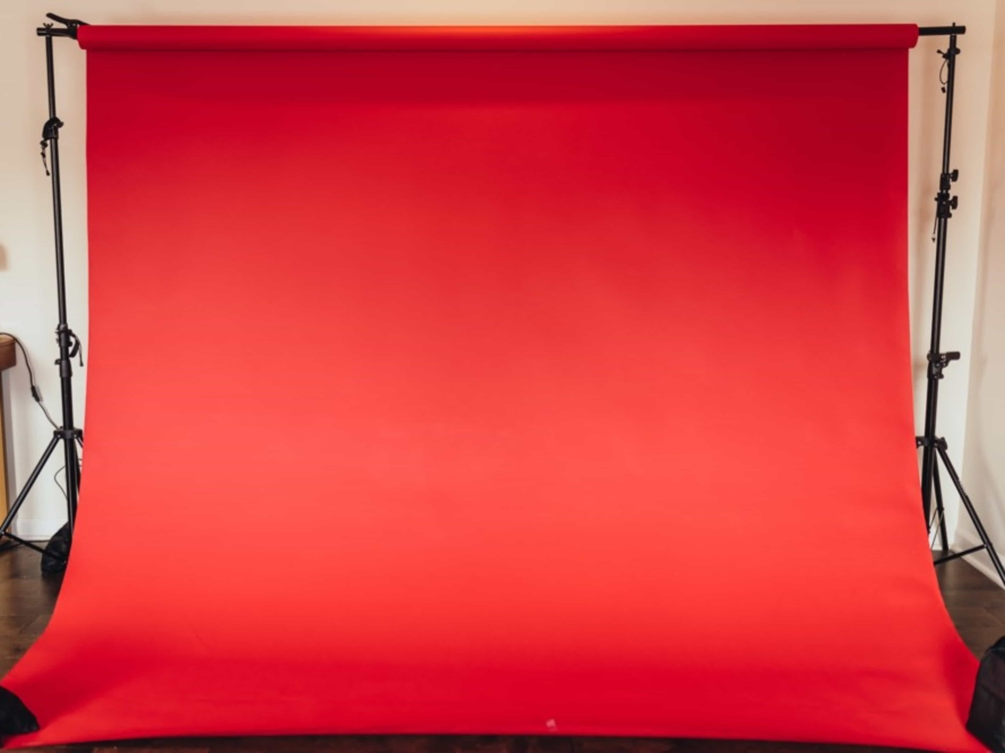 Red Paper Backdrop Rental