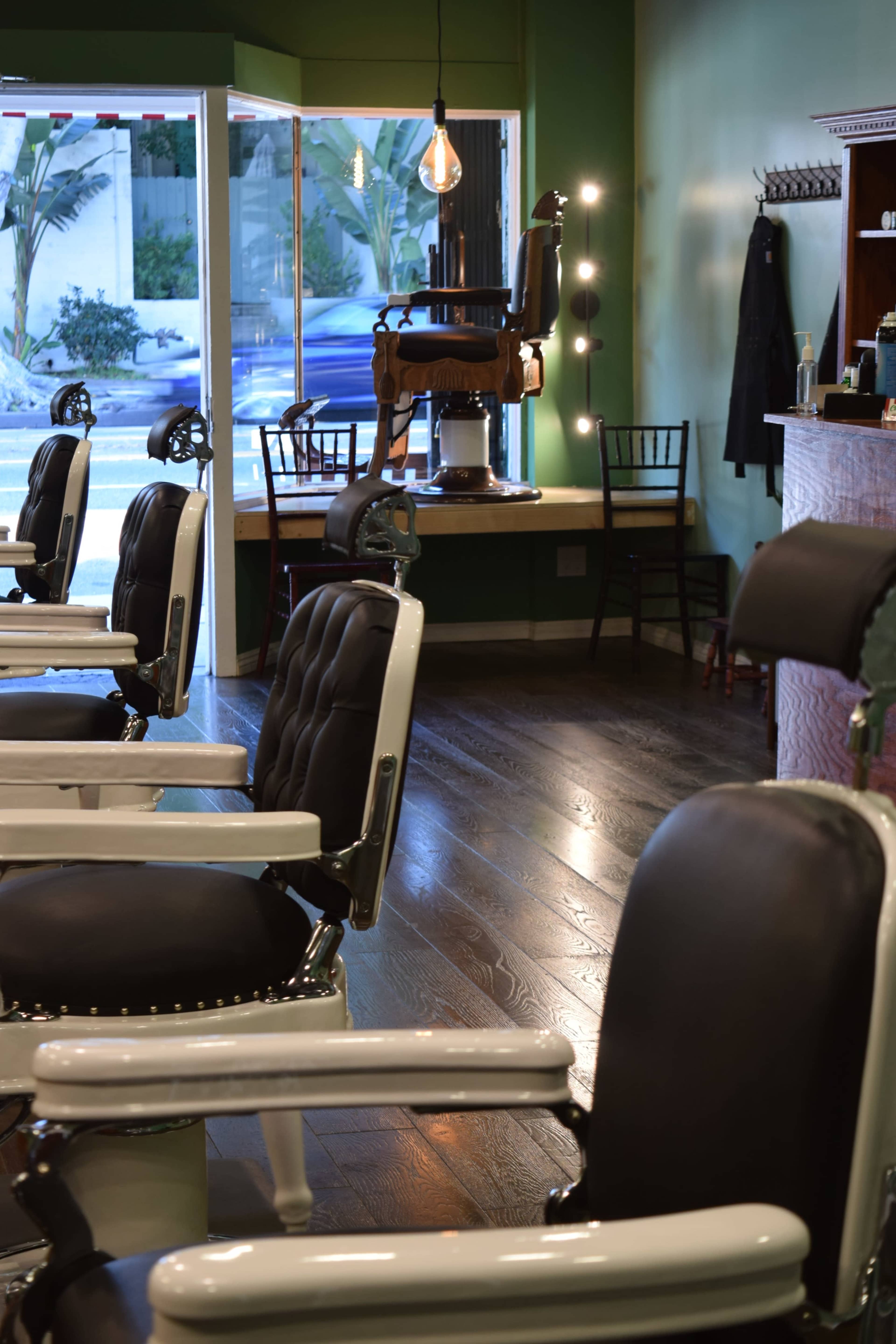 Classic Modern Luxury Barbershop Image in Beverly Grove, Los Angeles, CA