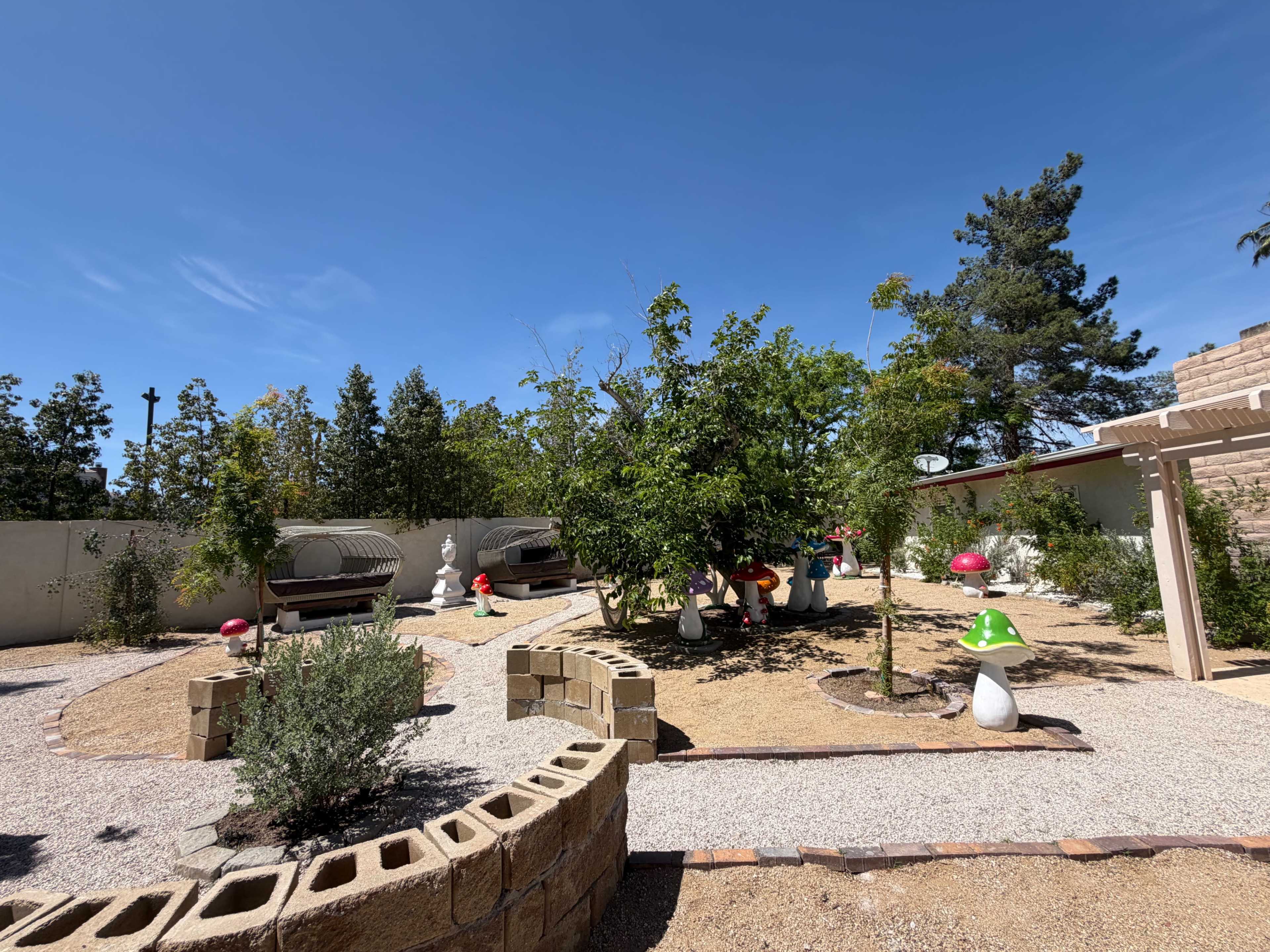 Mushroom Fairy Garden PhotoShoot Outdoor Area Image in The Section 10, Las Vegas, NV