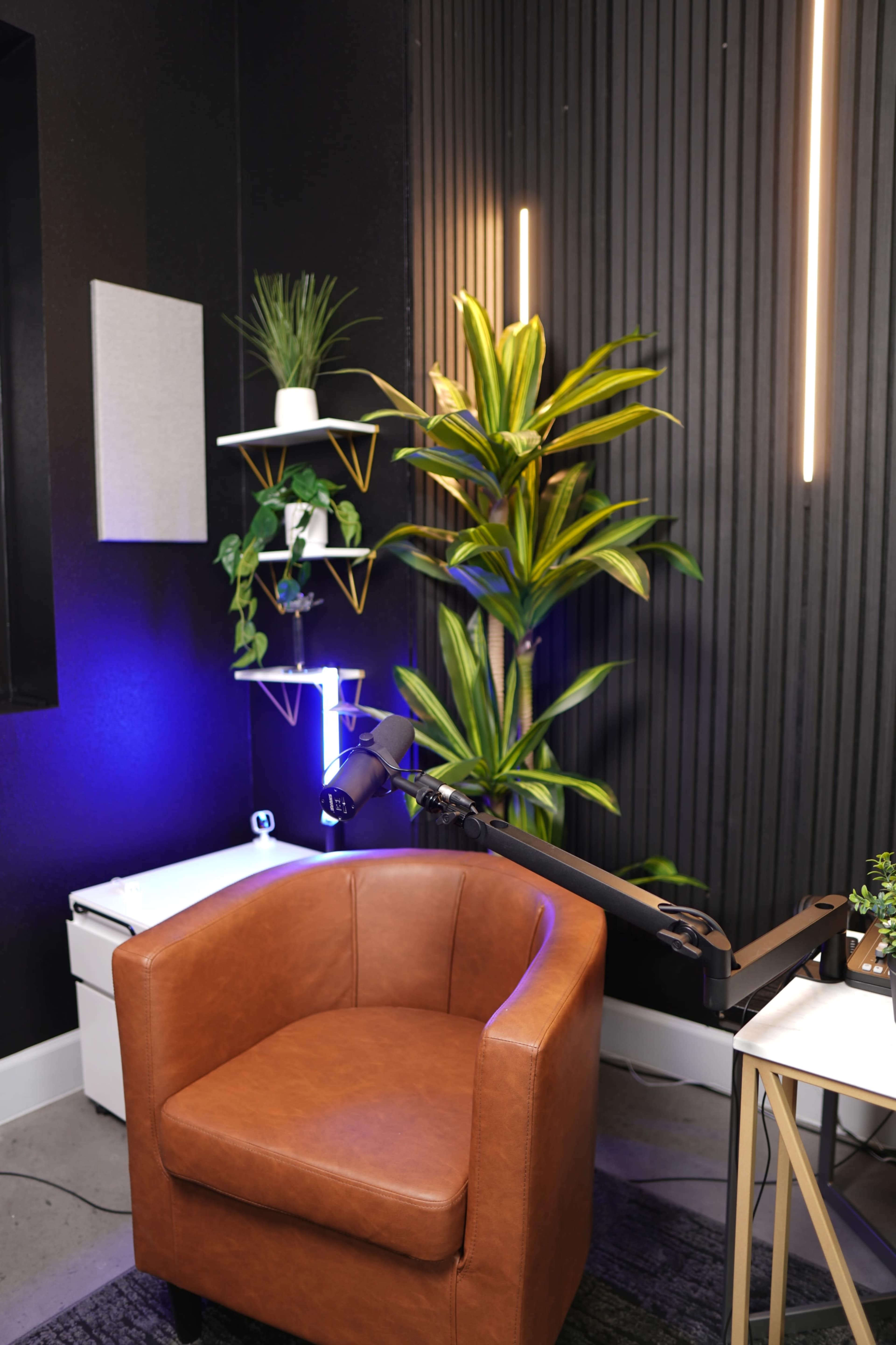 Premier Podcast & Content Creation Space in Katy. Premium podcast Studio. Image in Houston, Katy, TX