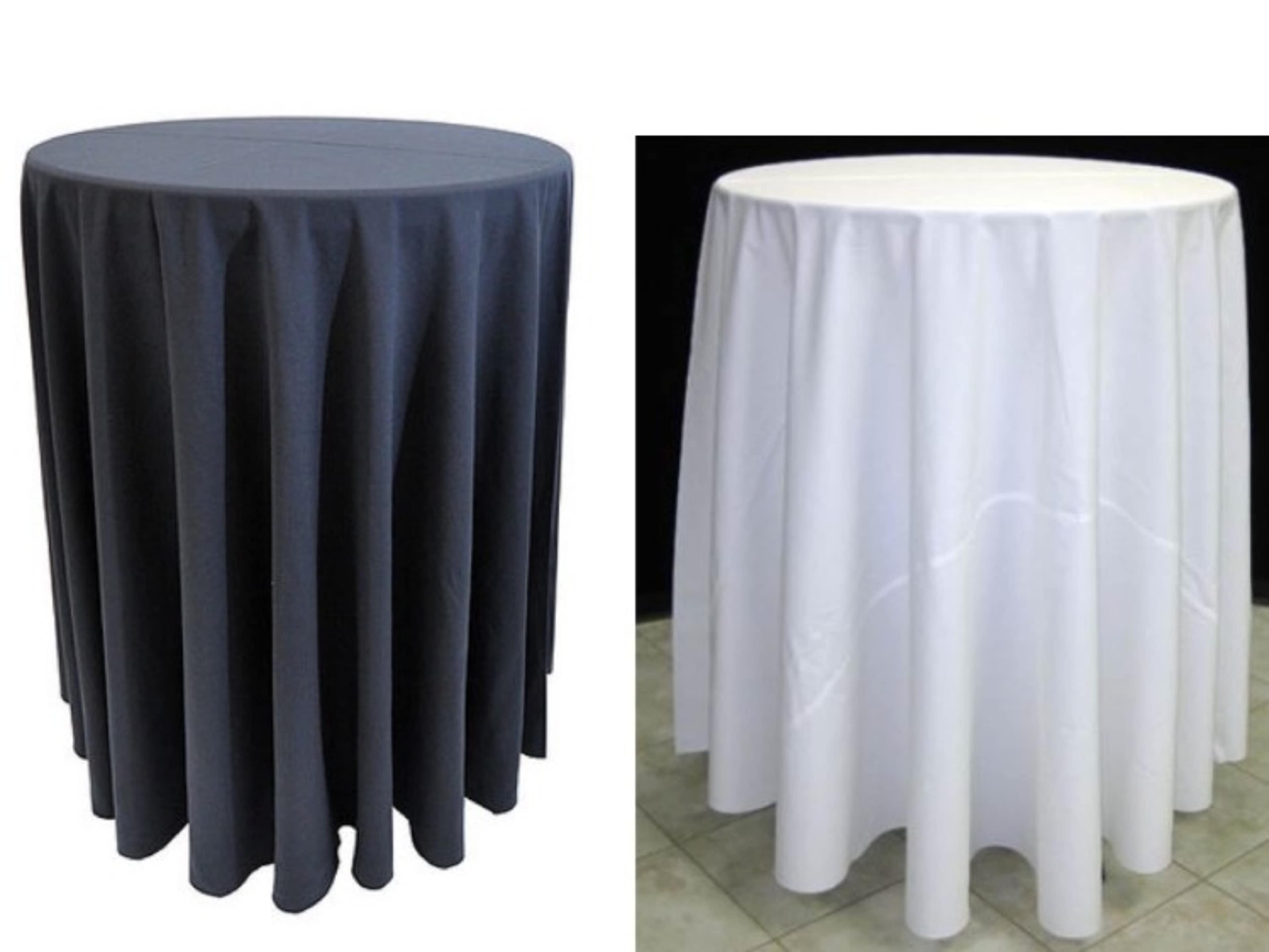 Cocktail table with linen