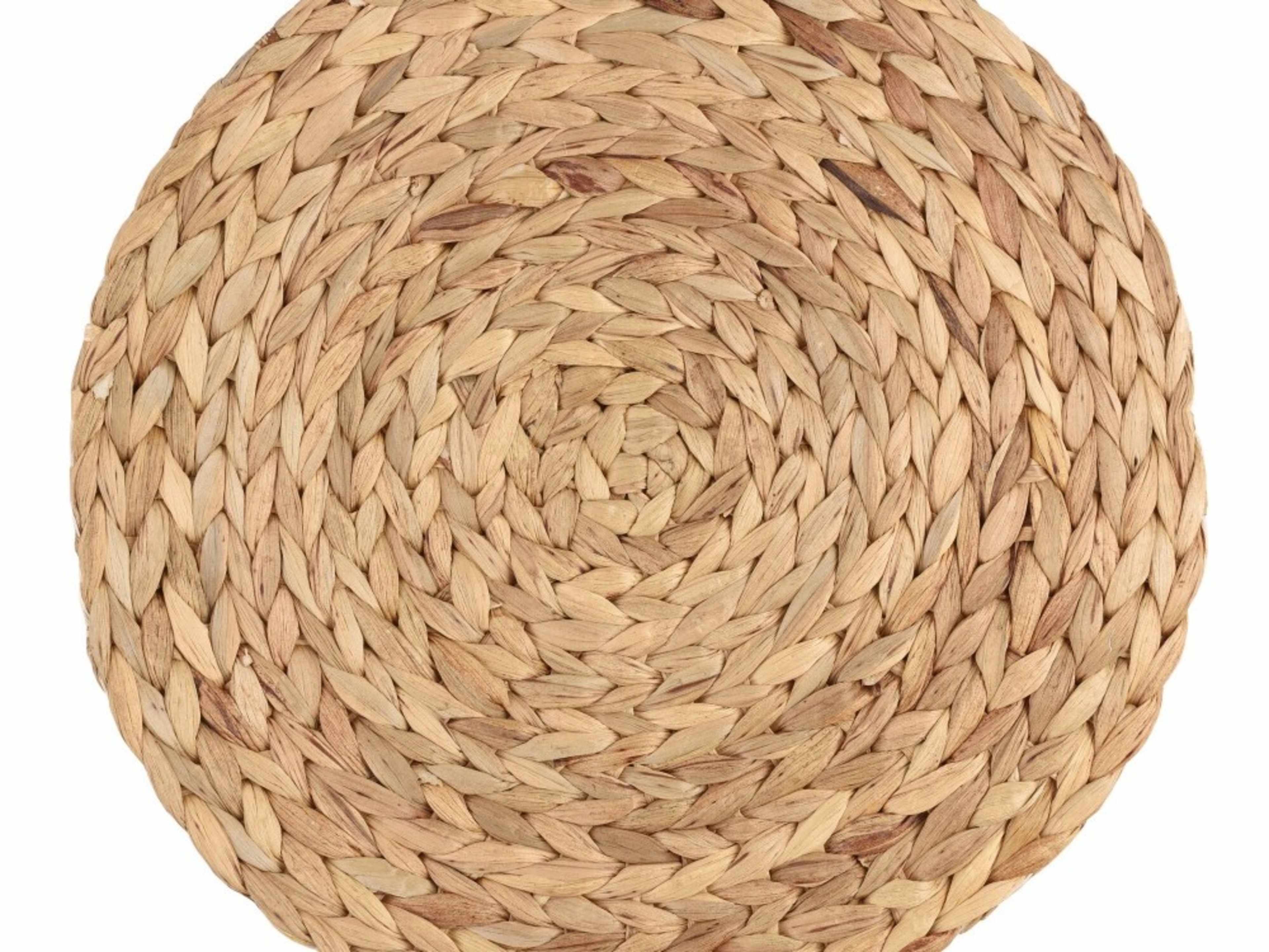 Round Natural Fiber Charger Plate
