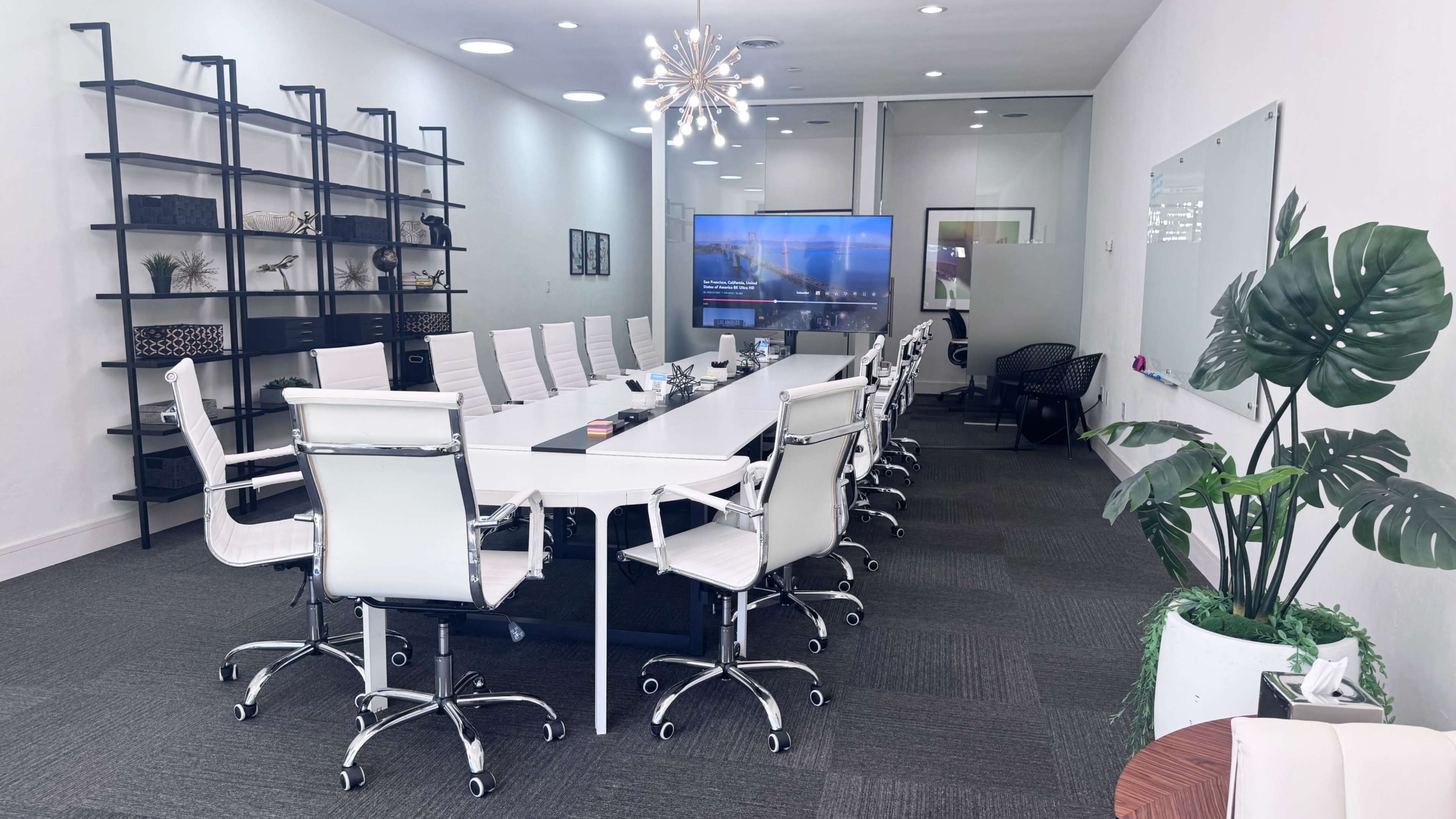 Large Conference room plus 2 Private offices with Smart video conferencing  in Downtown San Mateo great for off-site meetings Image in Central San Mateo, San Mateo, CA