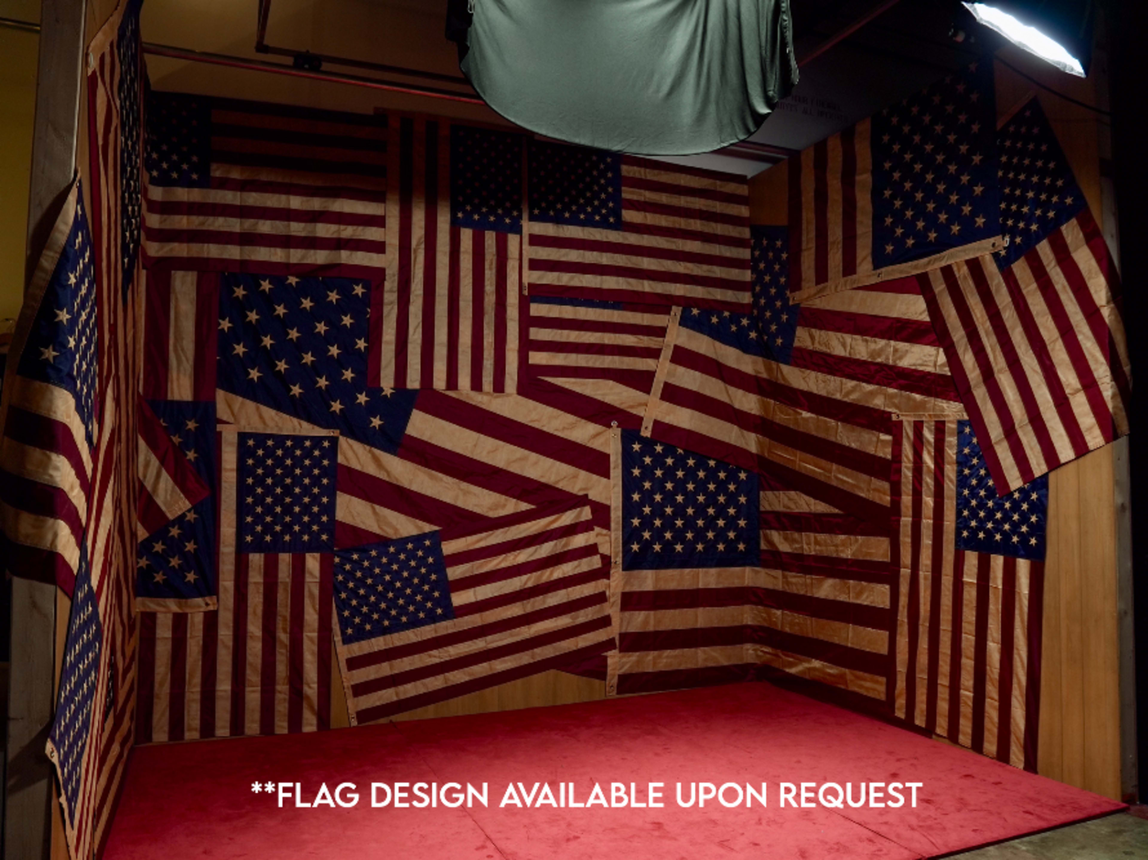 Vintage American Flag Set