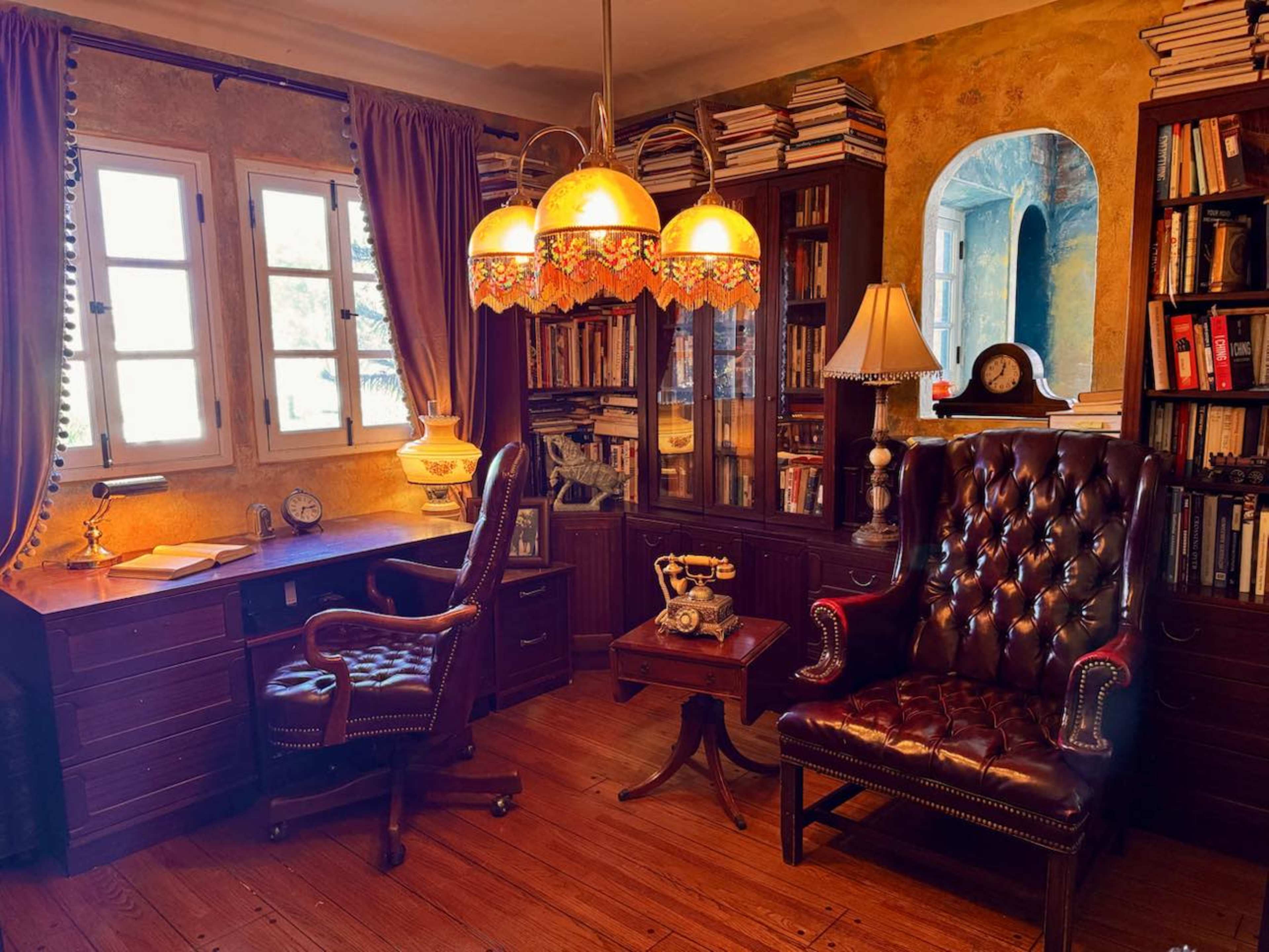 Scenic Spanish-Style Home with Expansive Yards, Sunroom, Citrus Orchard & Storybook Cottage Image in Glenwood, Glendale, CA