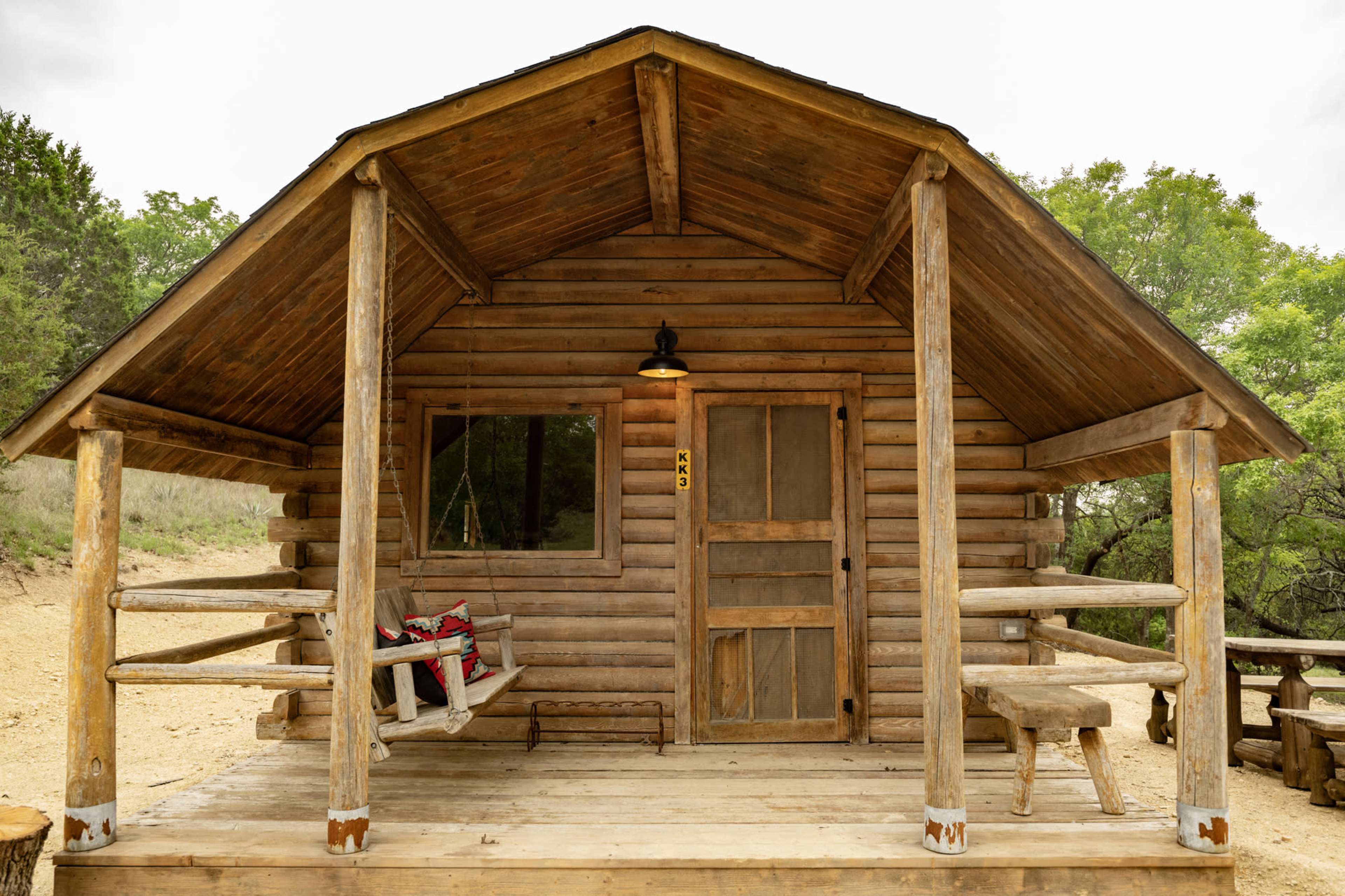 Little Artist Cabin in the Woods with Authentic Clawfoot tub Image in , Fort Worth, TX