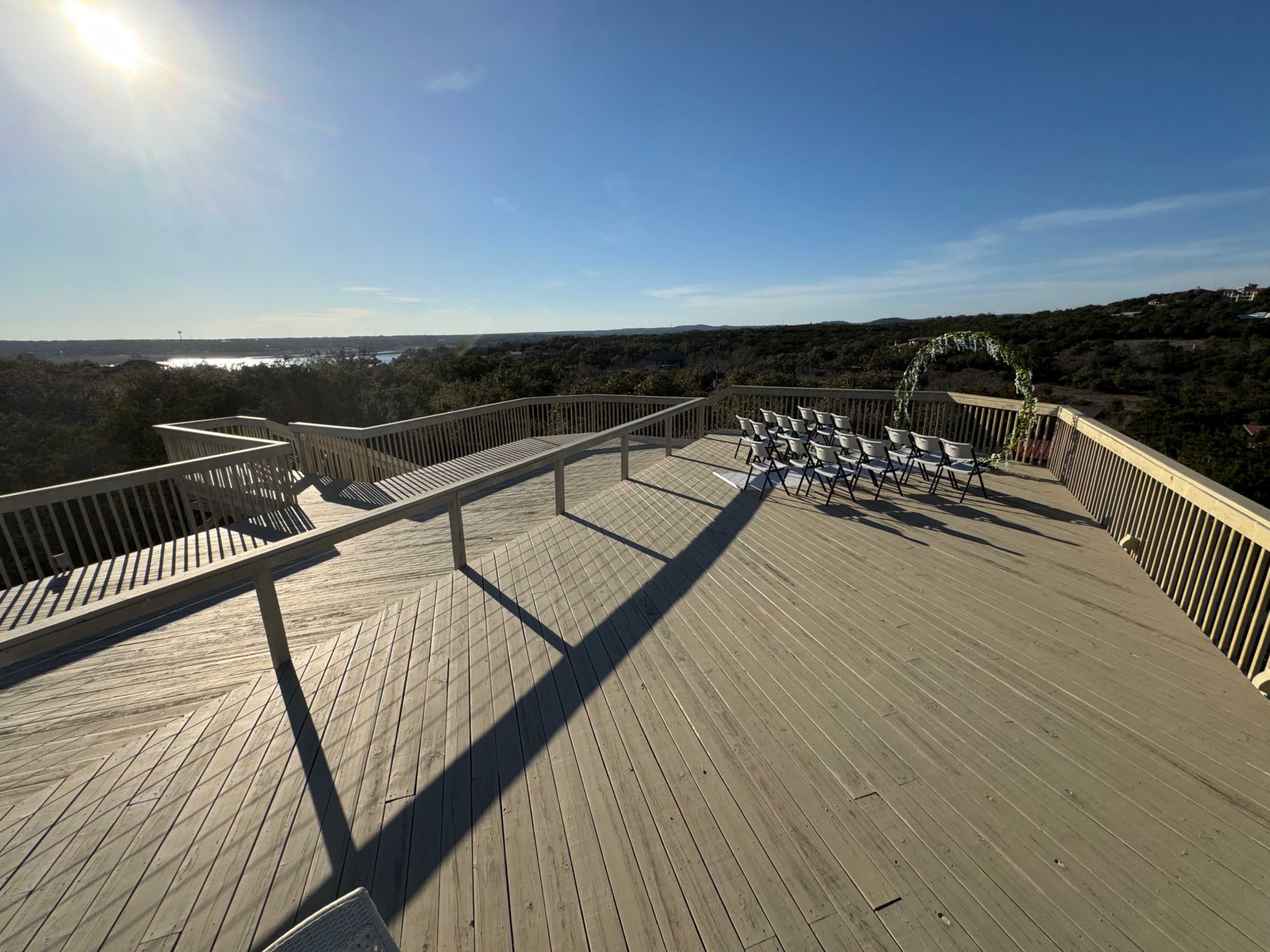 Panoramic Hill Country Rooftop View Wedding / Event Venue, Leander, TX ...