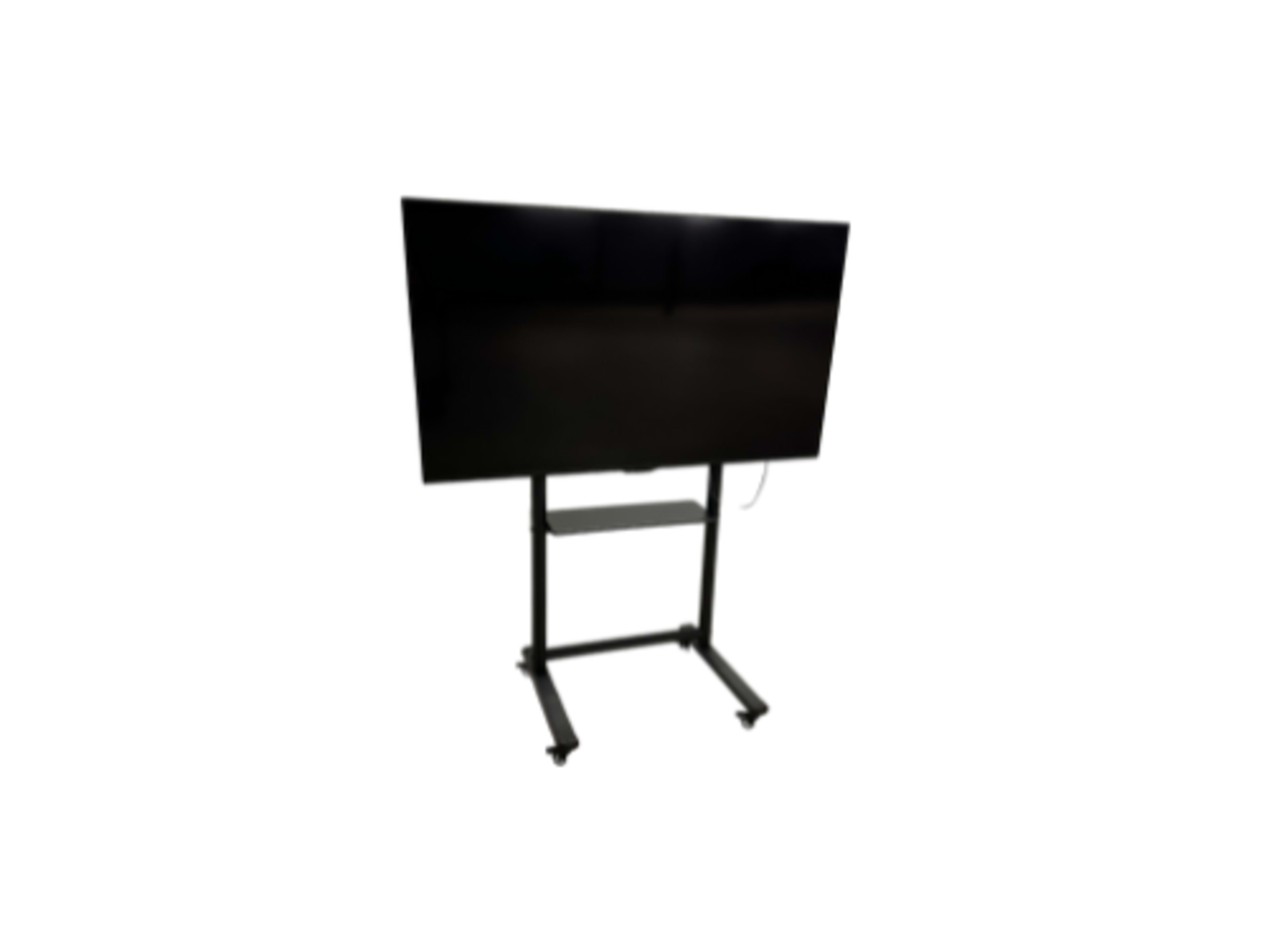 65-Inch TV on Rolling Stand