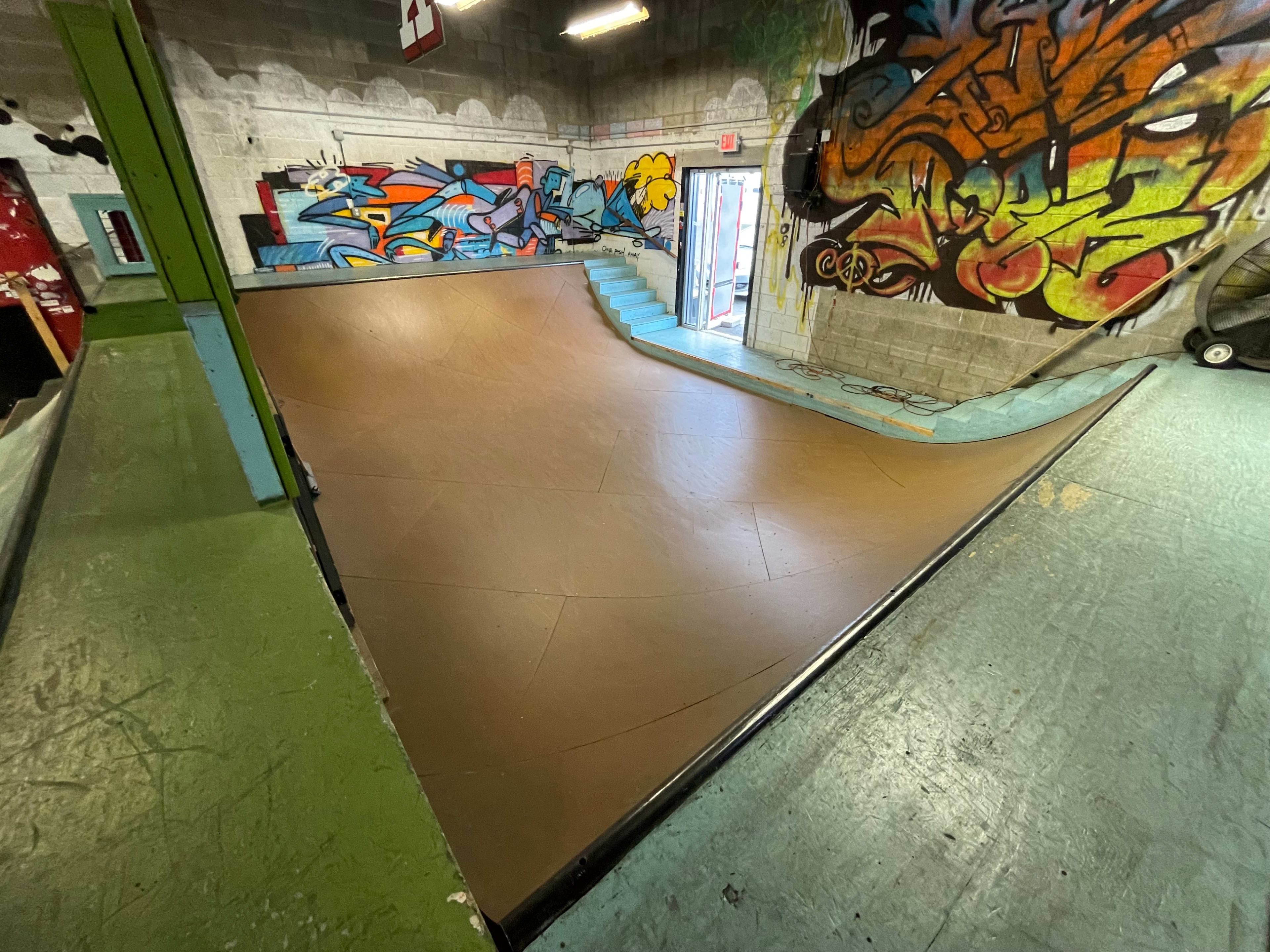 Suburban Private Indoor Skatepark Warehouse Image in Lower Gwynedd Township, Ambler, PA