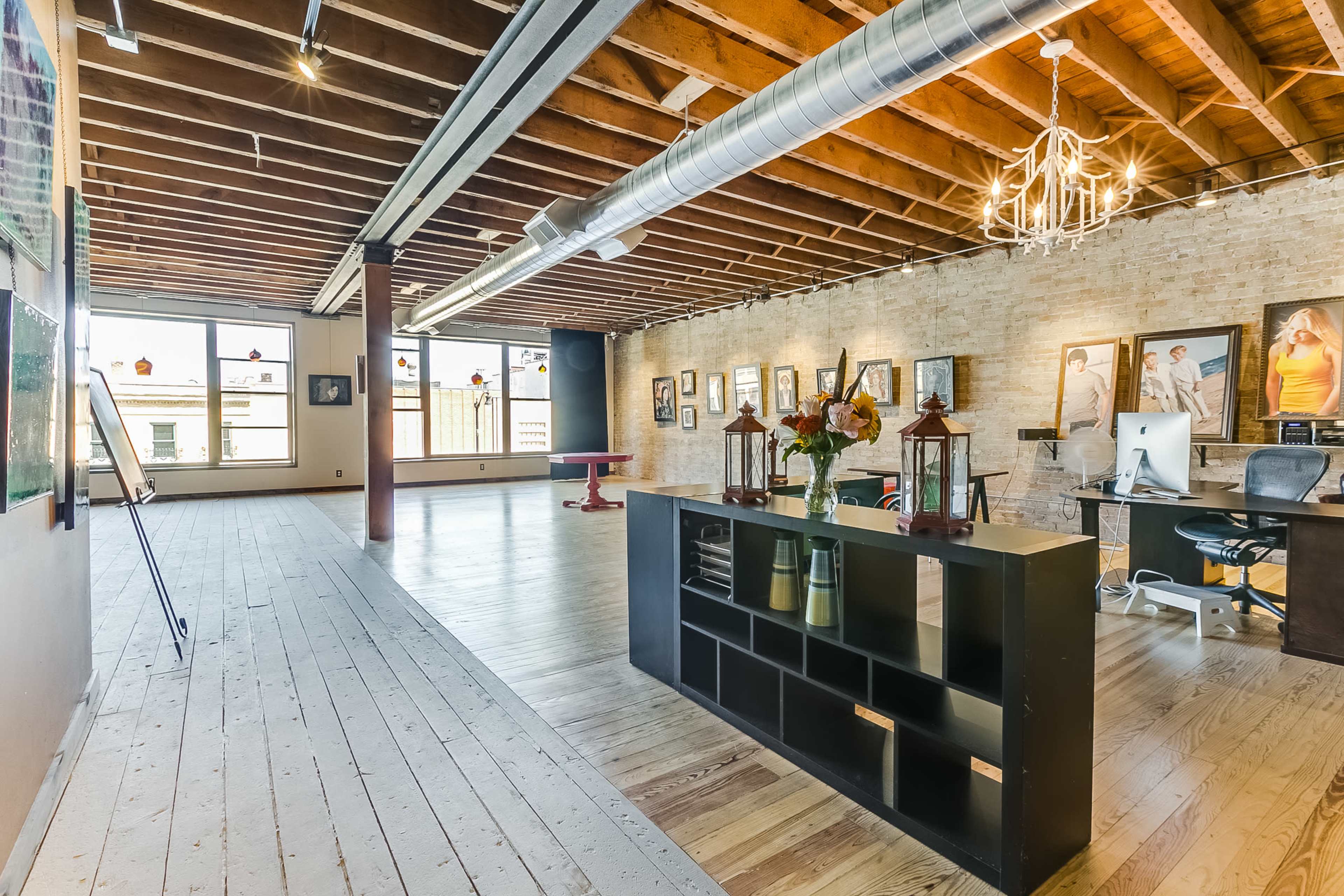 Chic, historic  loft with natural light and artistic charm. Image in Racine, Racine, WI
