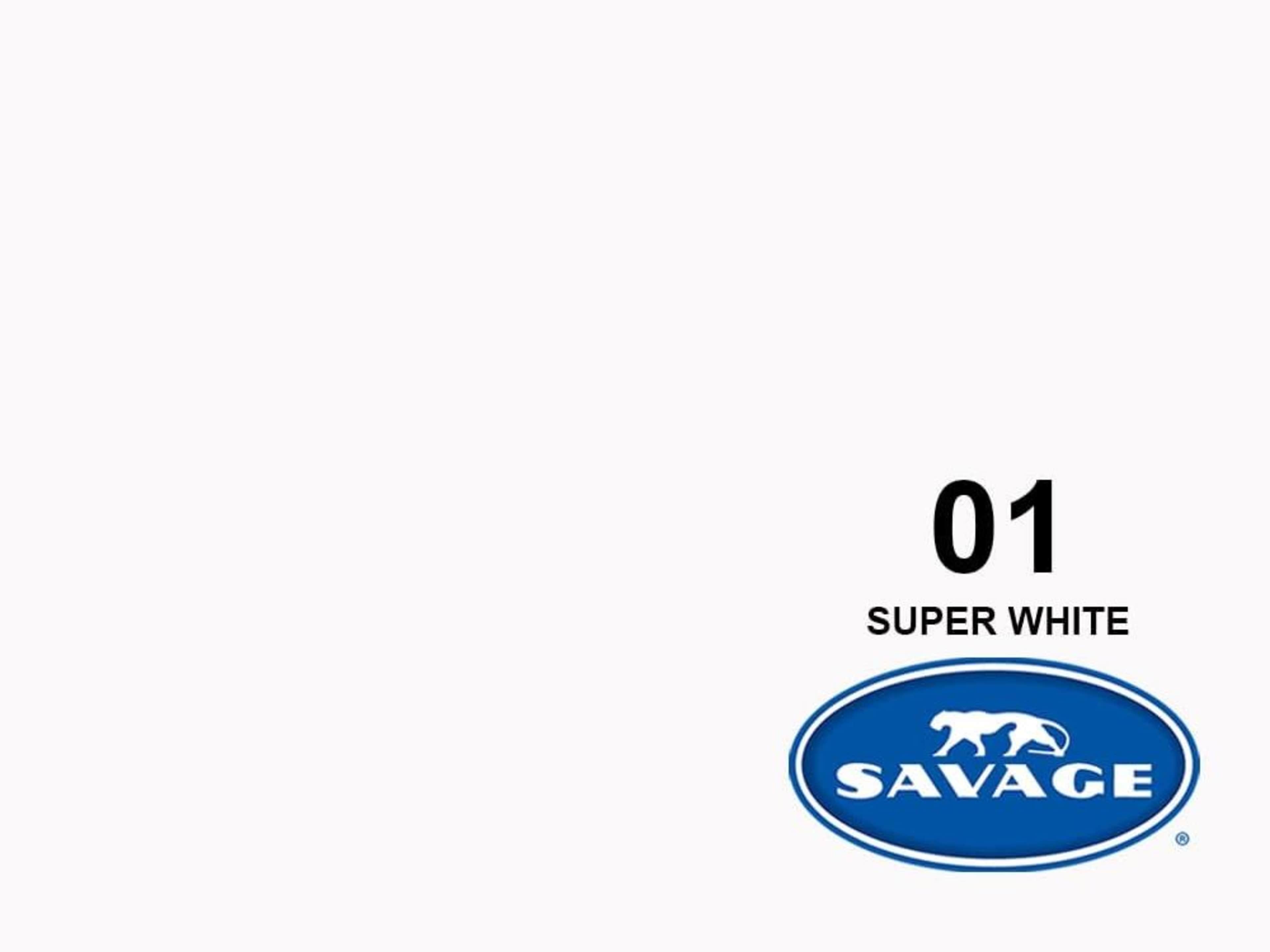 Savage Seamless Paper Backdrop (7 ft Width- white)