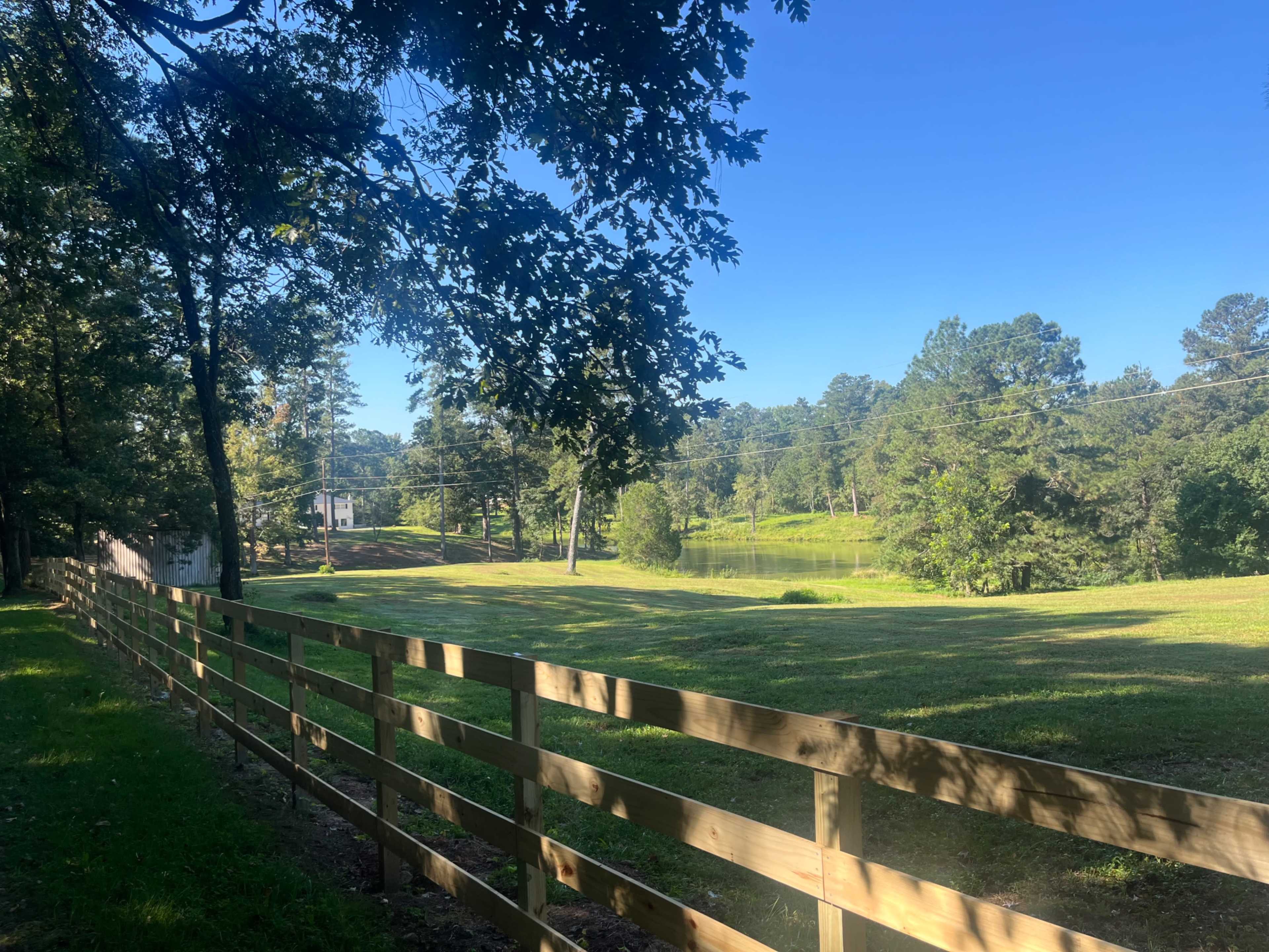 Country, Serene, Private, Renovated Farm House and horse stable on 20 acres with pond view and rolling hills Image in , Macon, GA