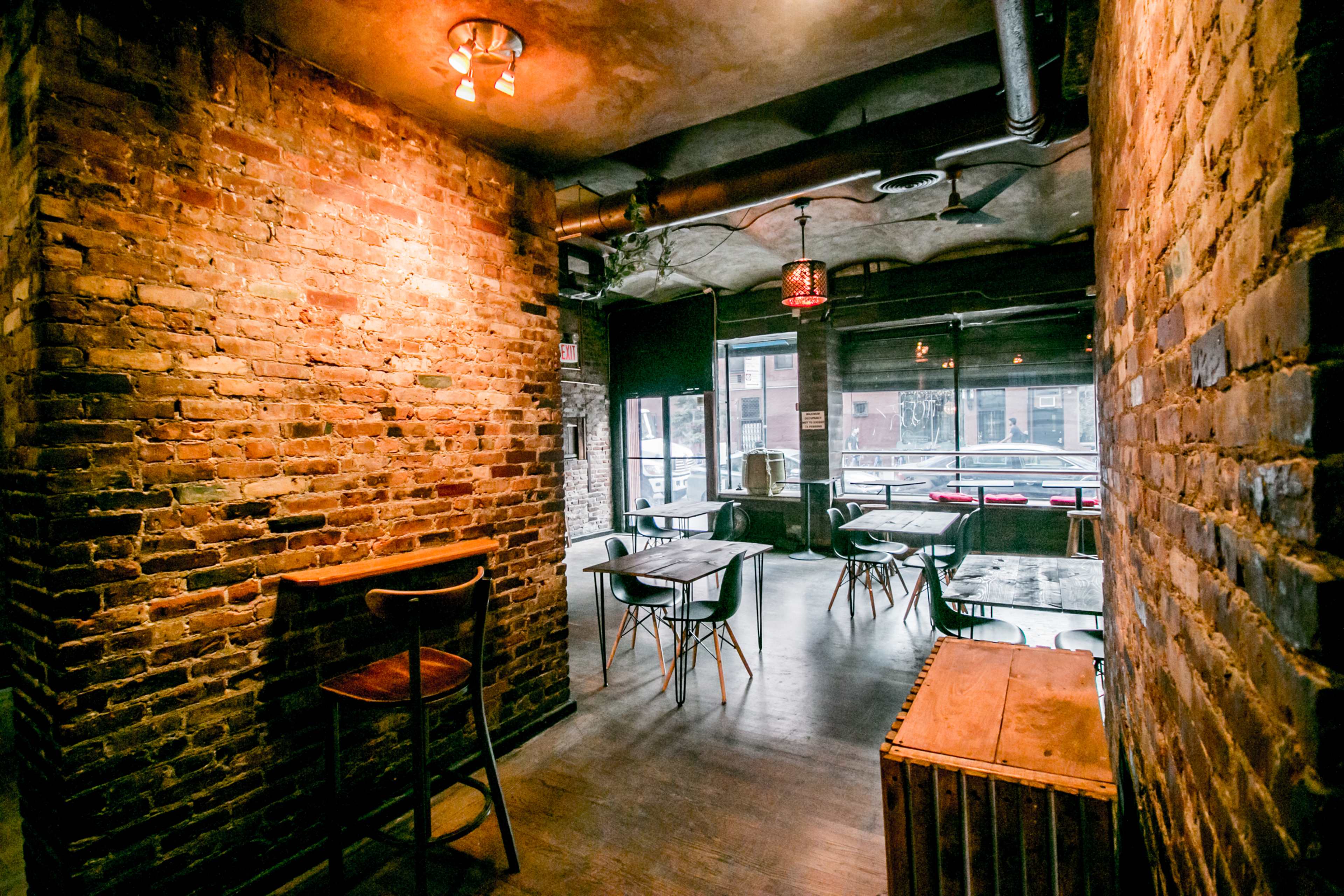 Exposed brick Multi-use Event Space Image in Ukrainian Village, New York, NY
