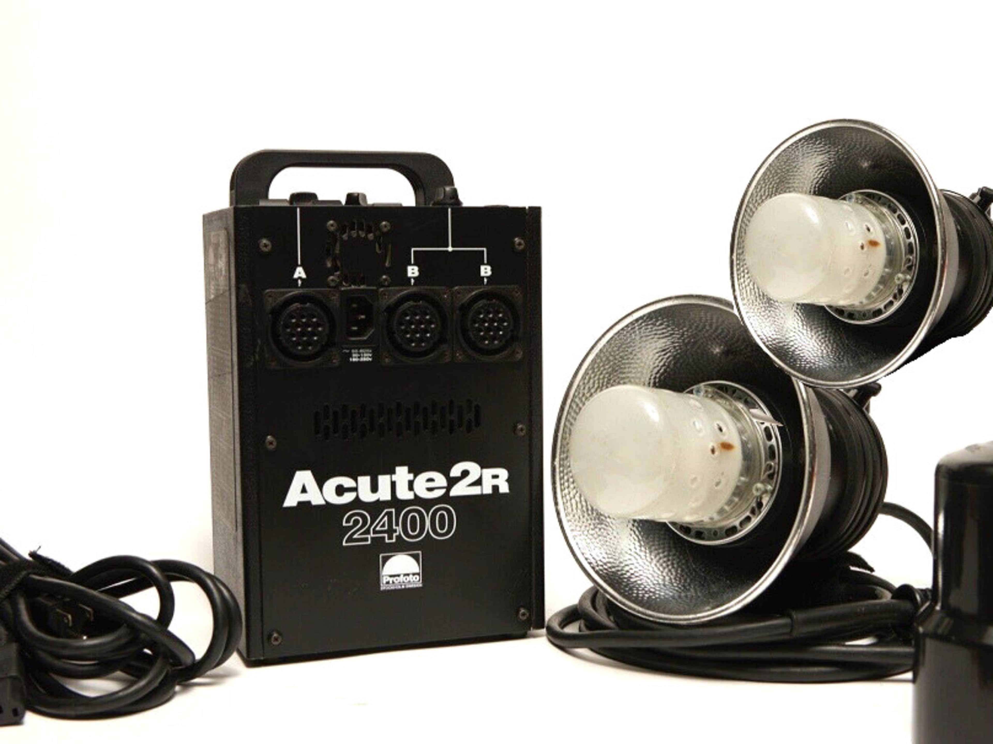 2) Profoto 2400 2R Power Pack + 2 heads 