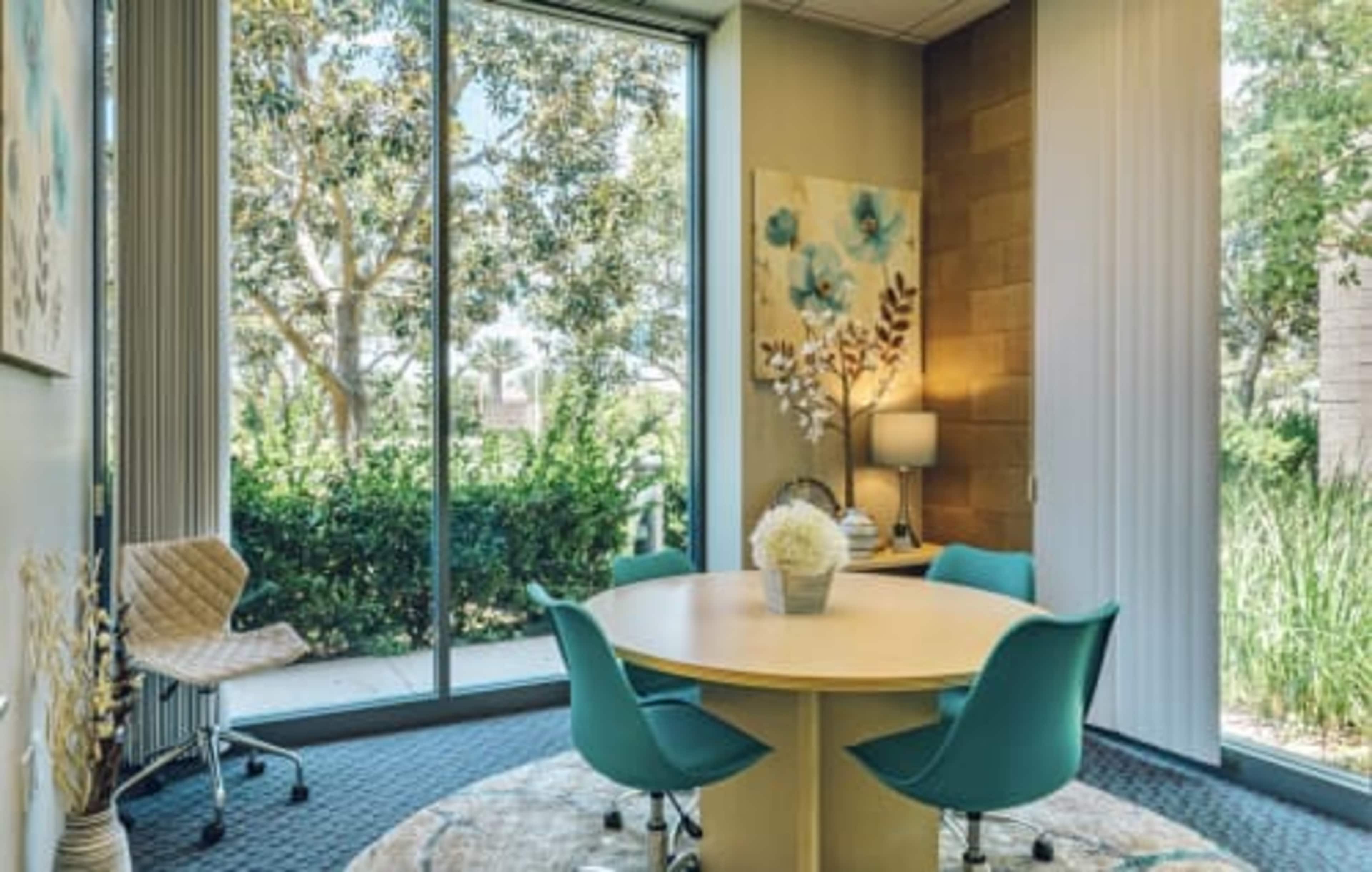 Conference Meeting Room - Small, in a Spa-Inspired Collaborative Coworking Community Workspace Image in Irvine Research Center, Irvine, CA