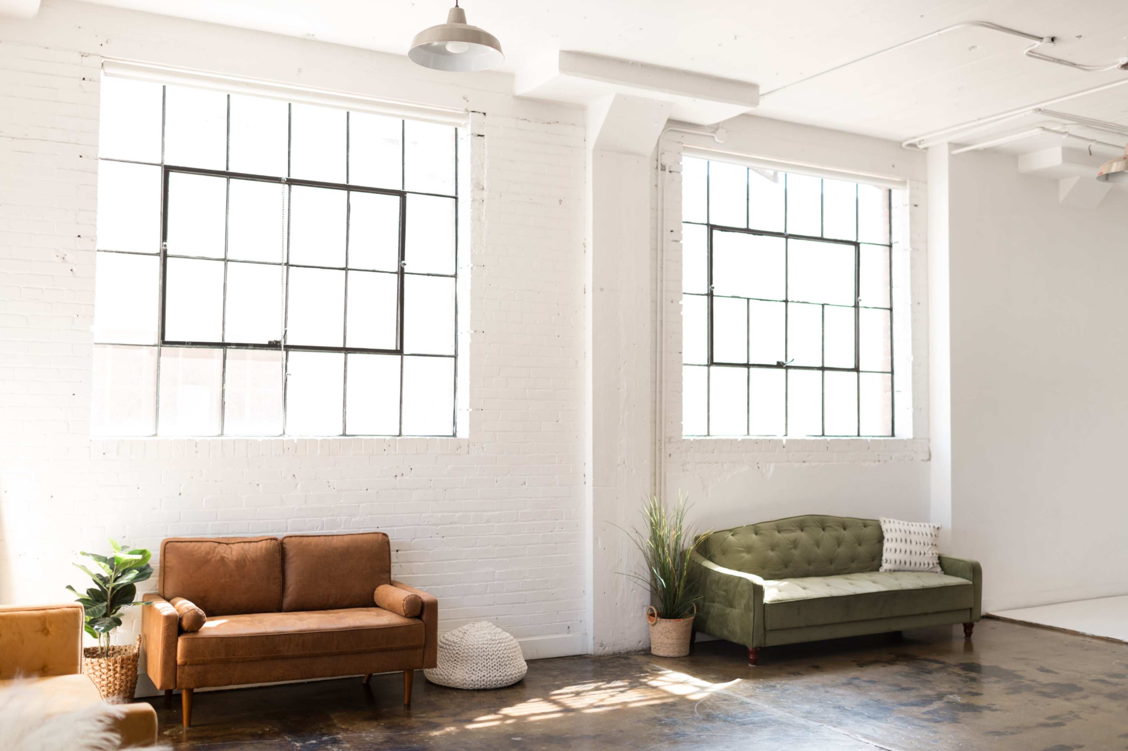 Downtown studio, white brick & vintage windows Image in Downtown, SLC, UT