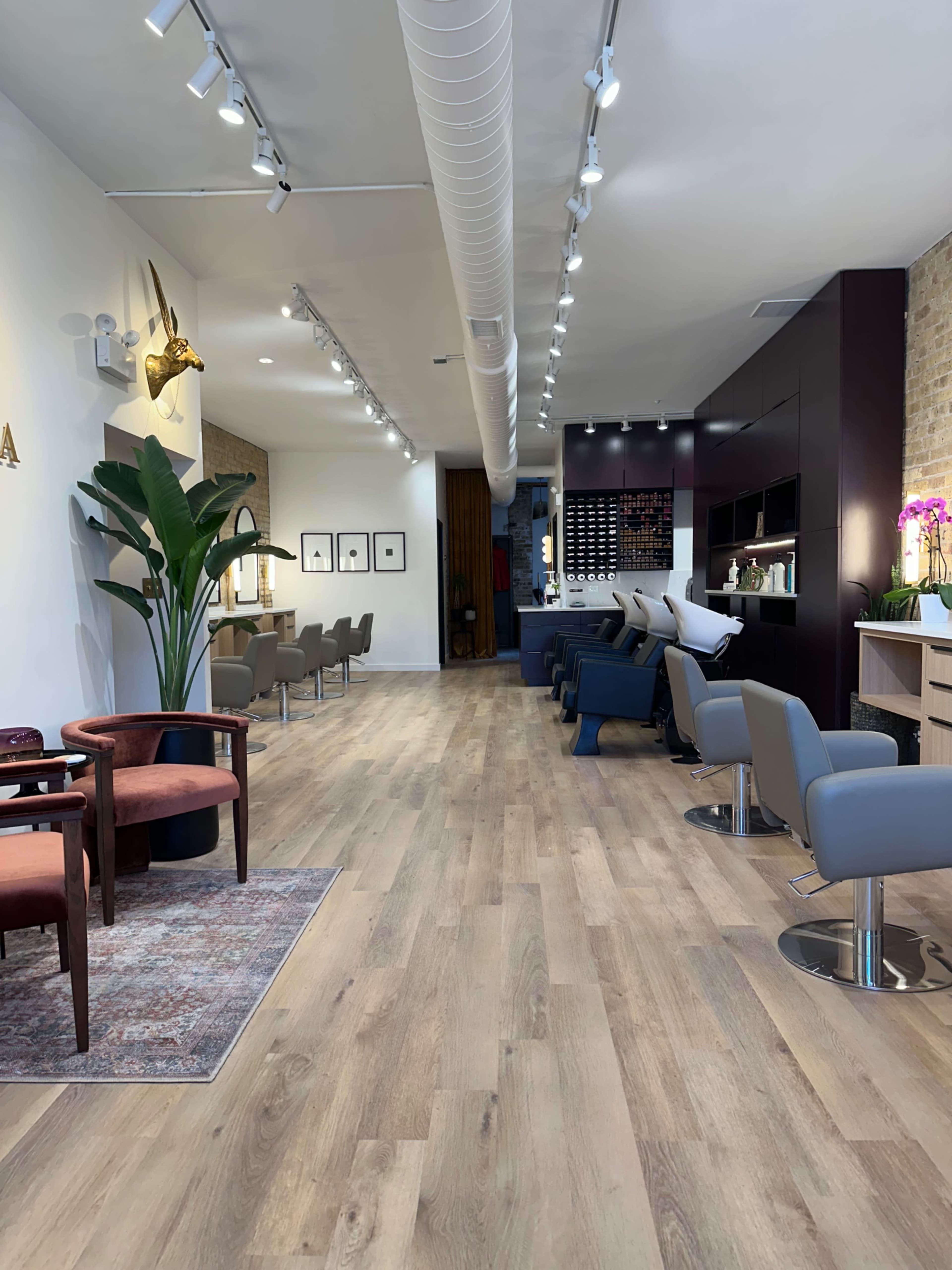 Stylish West Loop Designer Hair Salon Image in Near West Side, Chicago, IL