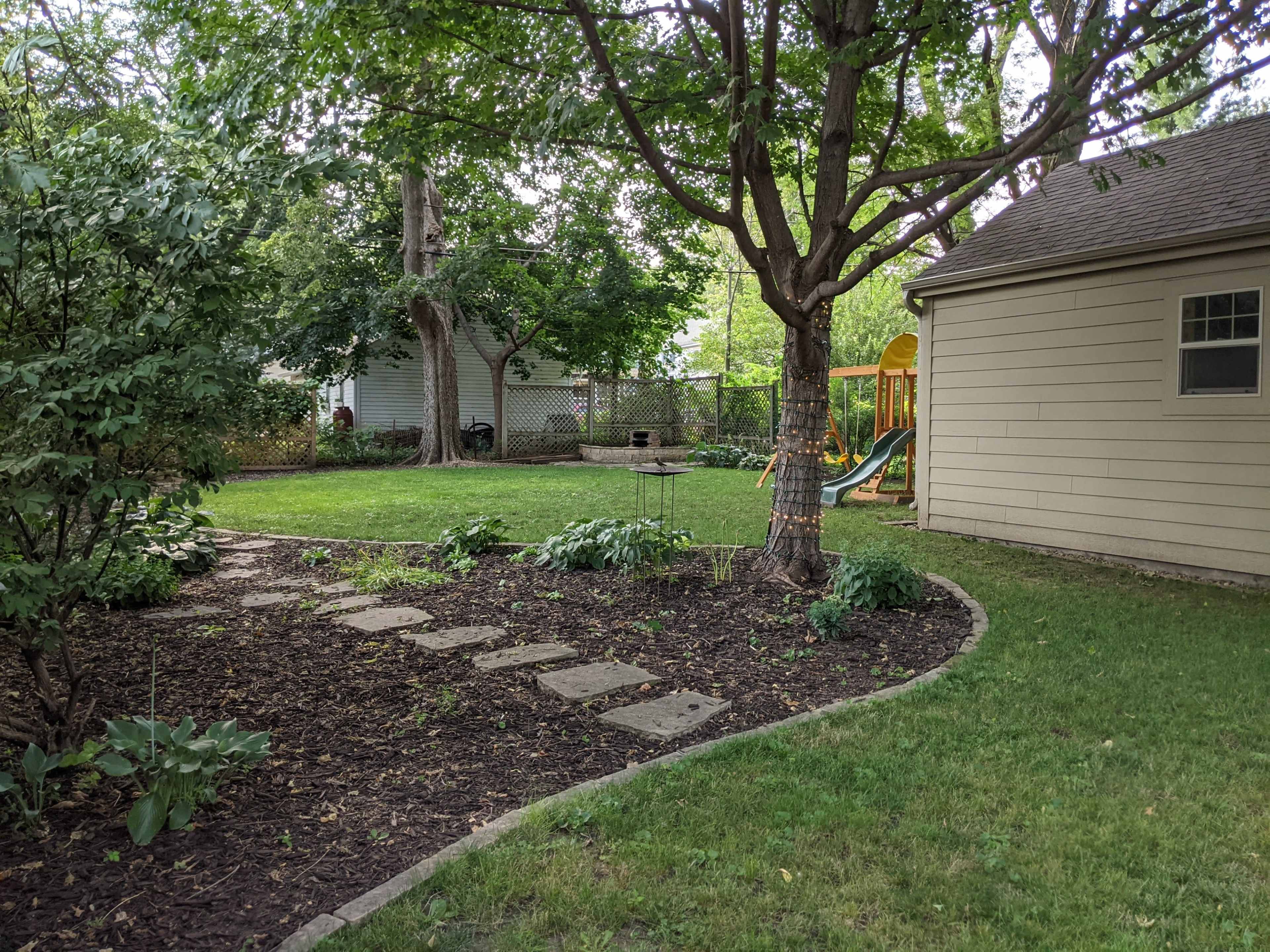 Lovely Backyard in Beaverdale with Pergola Porch, Perfect for Photo and Video Shoots Image in Drake, DES MOINES, IA