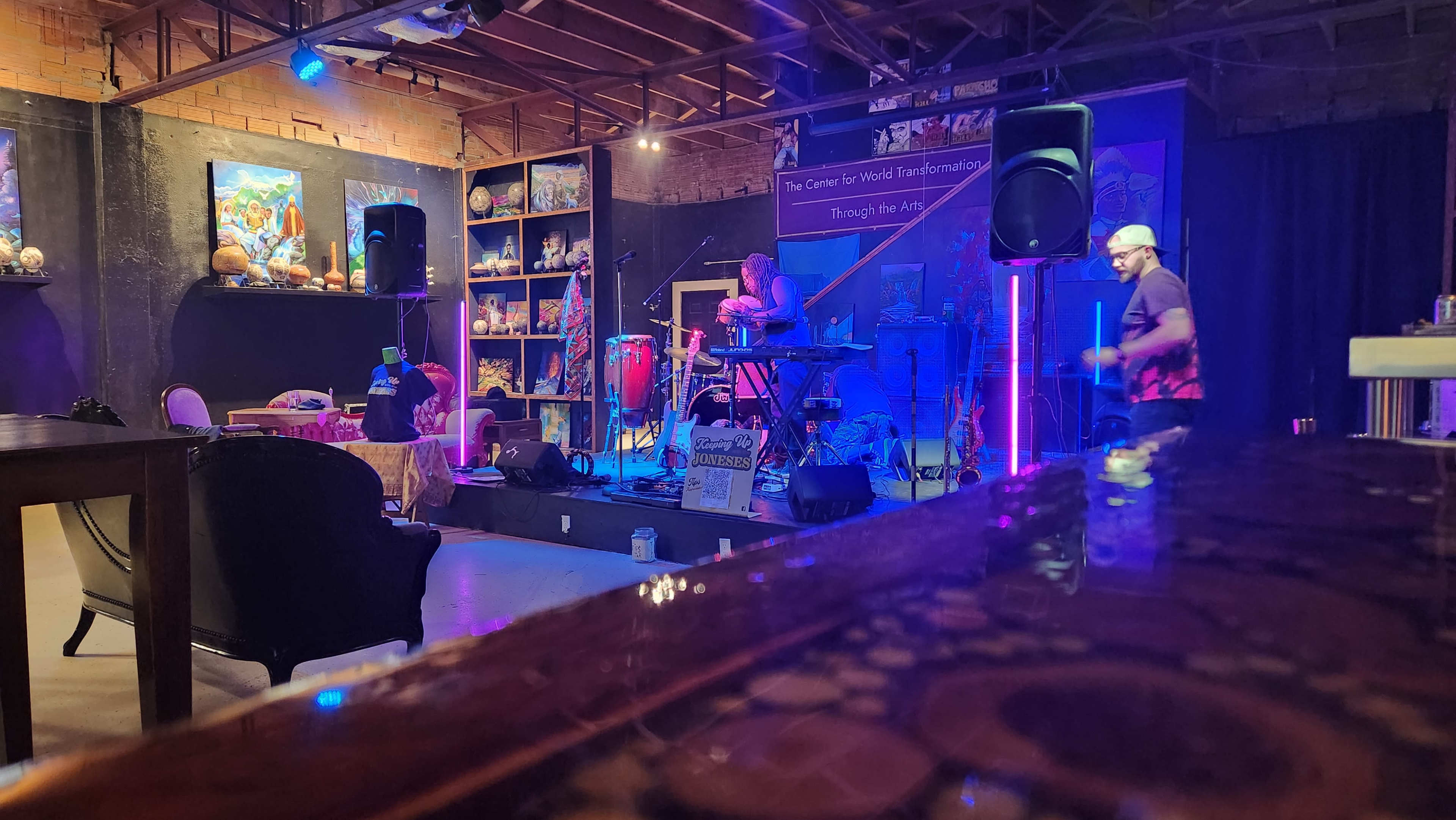 Nob Hill Speakeasy Bar Vibe with Stage and Pool Table Image in Highland Business, albuquerque, NM