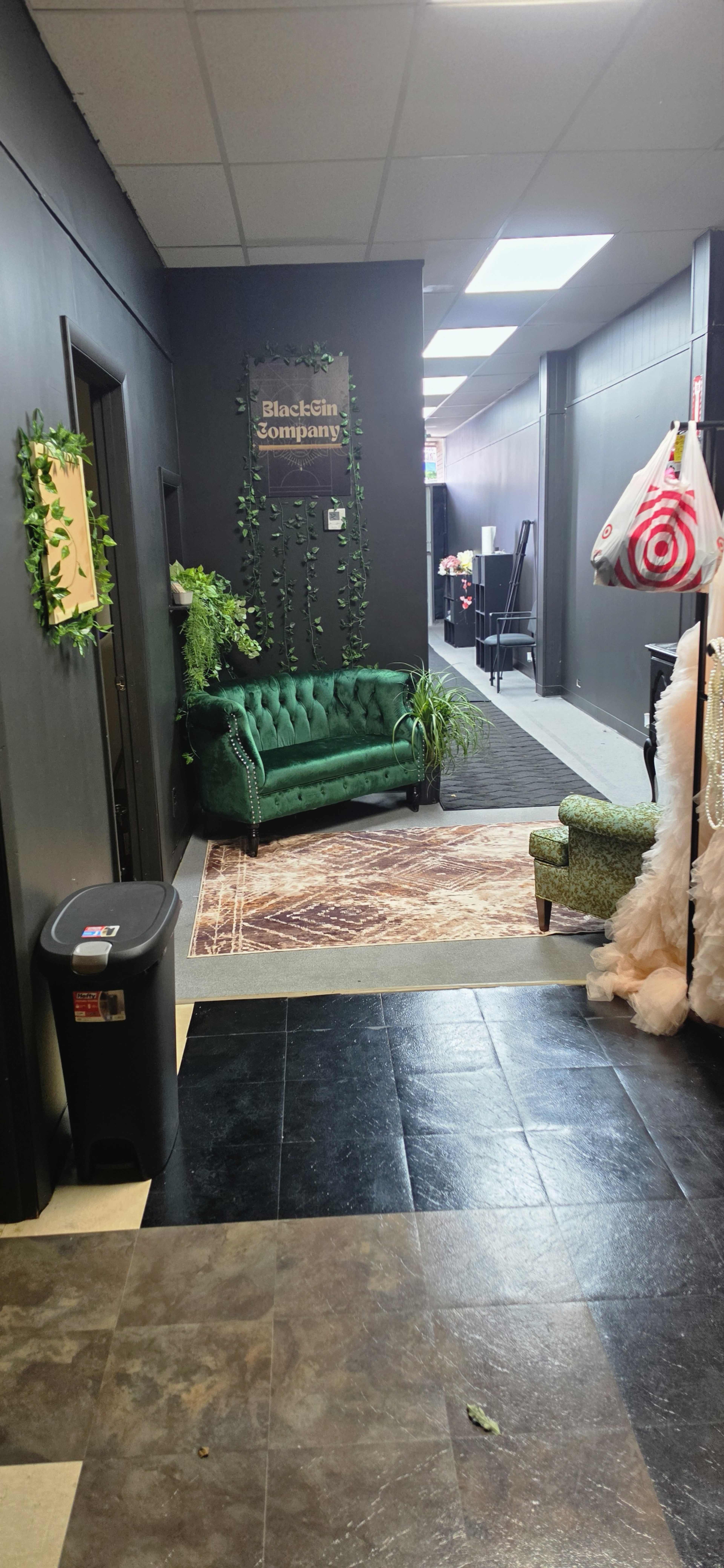 Dark, tropical-inspired creative studio with a luxurious, cinematic atmosphere. Image in Elyria, Elyria, OH