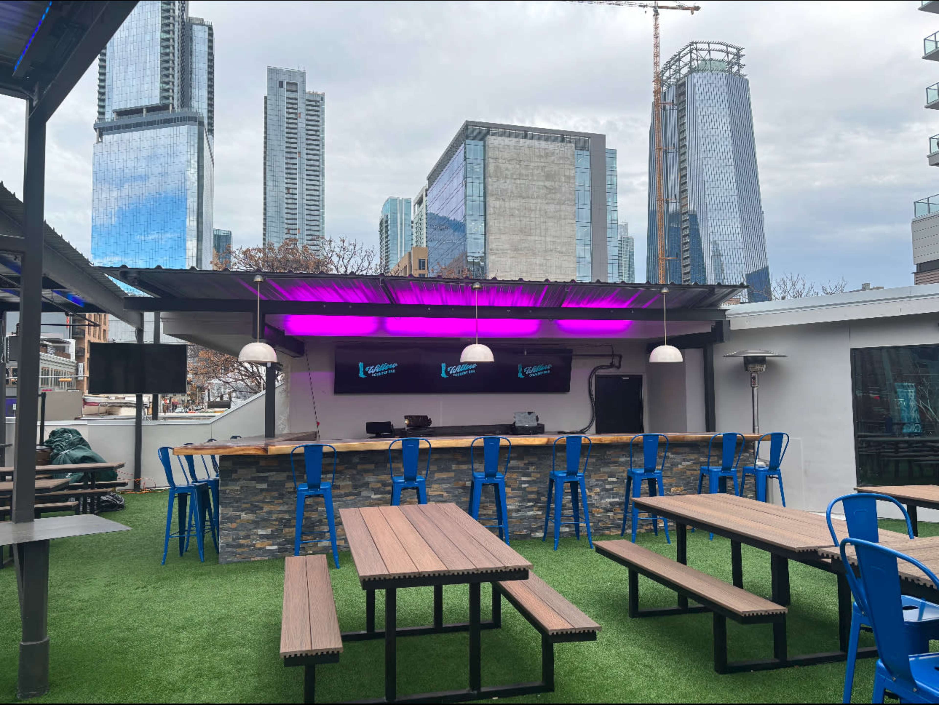 Willow Country Bar, between downtown & west end, rooftop views, DJ, and incredible drinks Image in Downtown Austin, Austin, TX