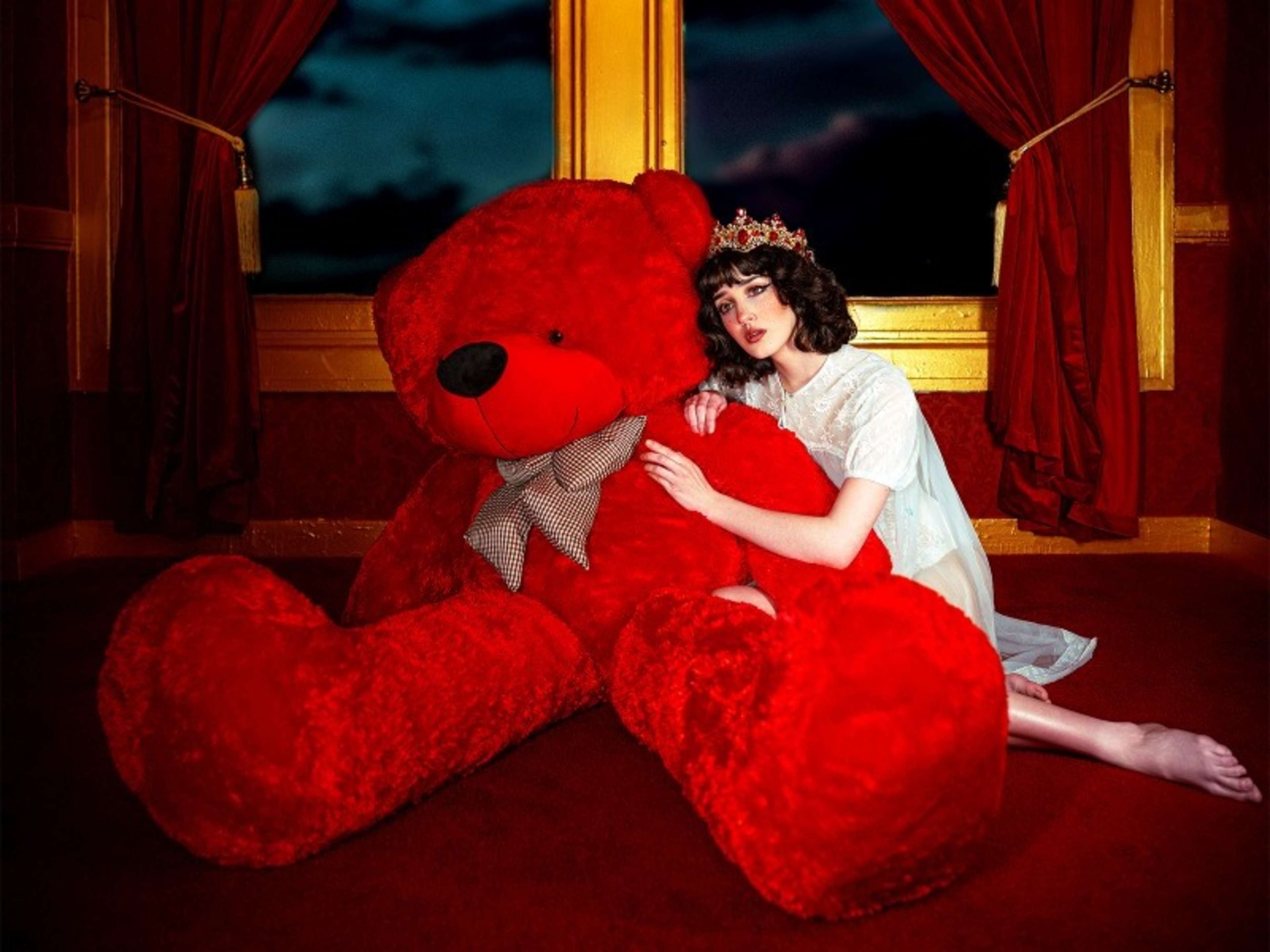 Giant Red Teddy Bear
