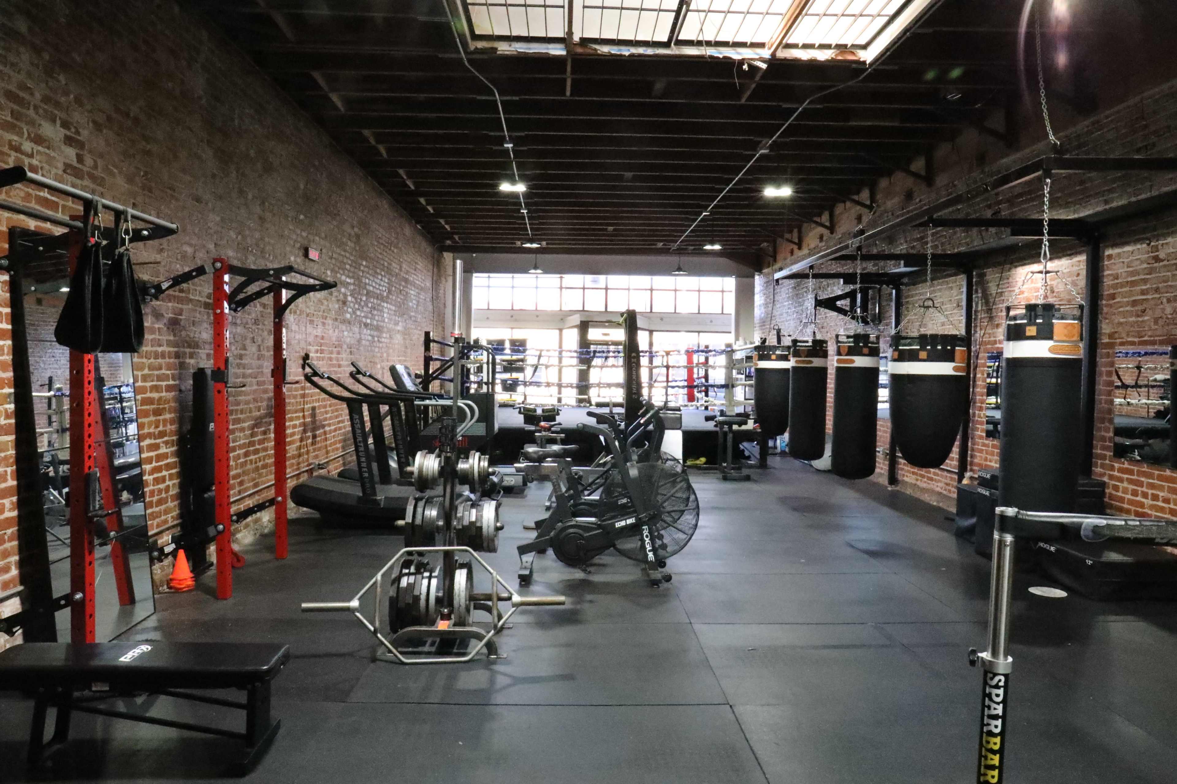 Brick wall, old school boxing gym Image in Old San Leandro, San Leandro, CA