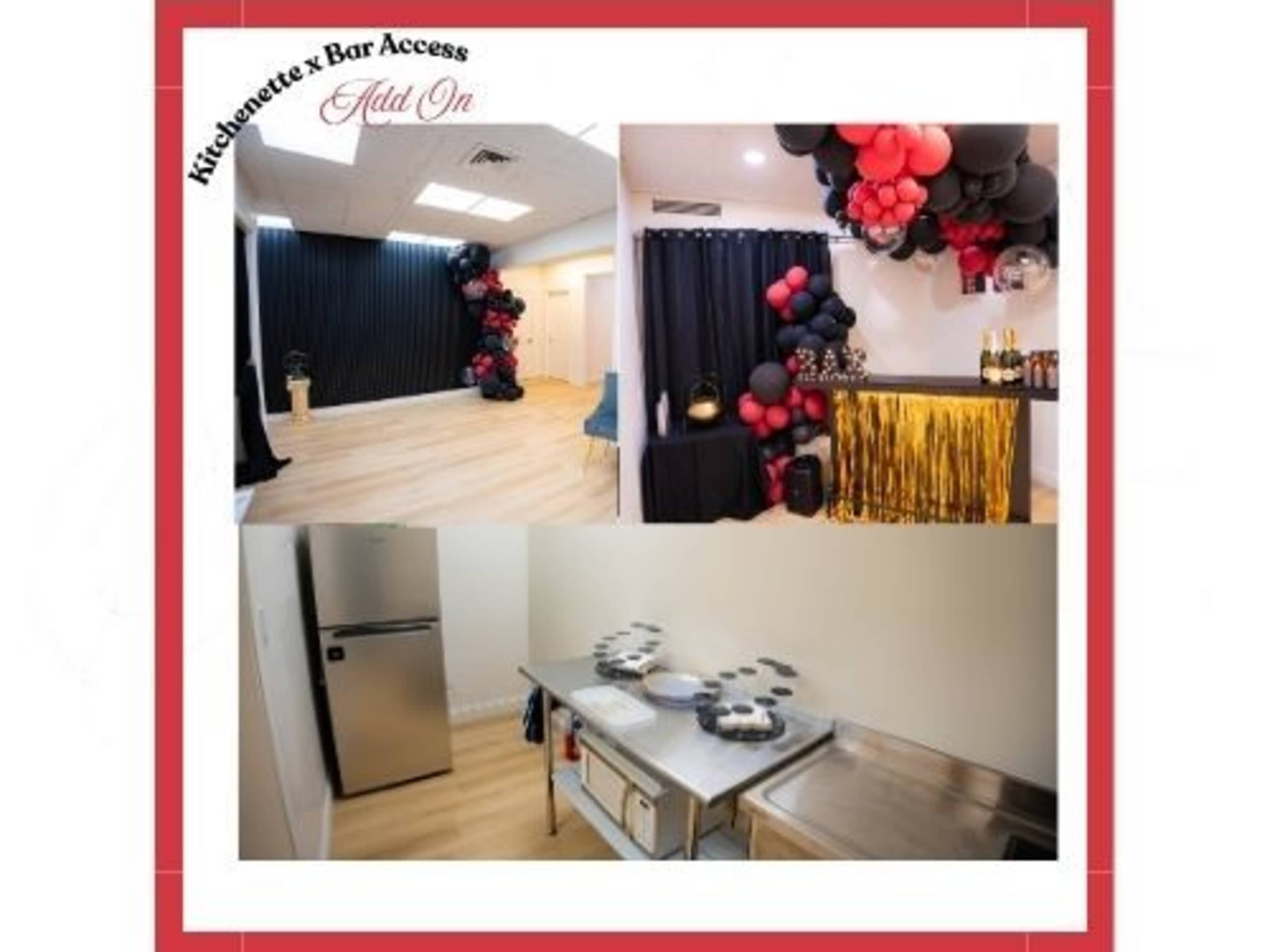 Kitchenette and Bar Access