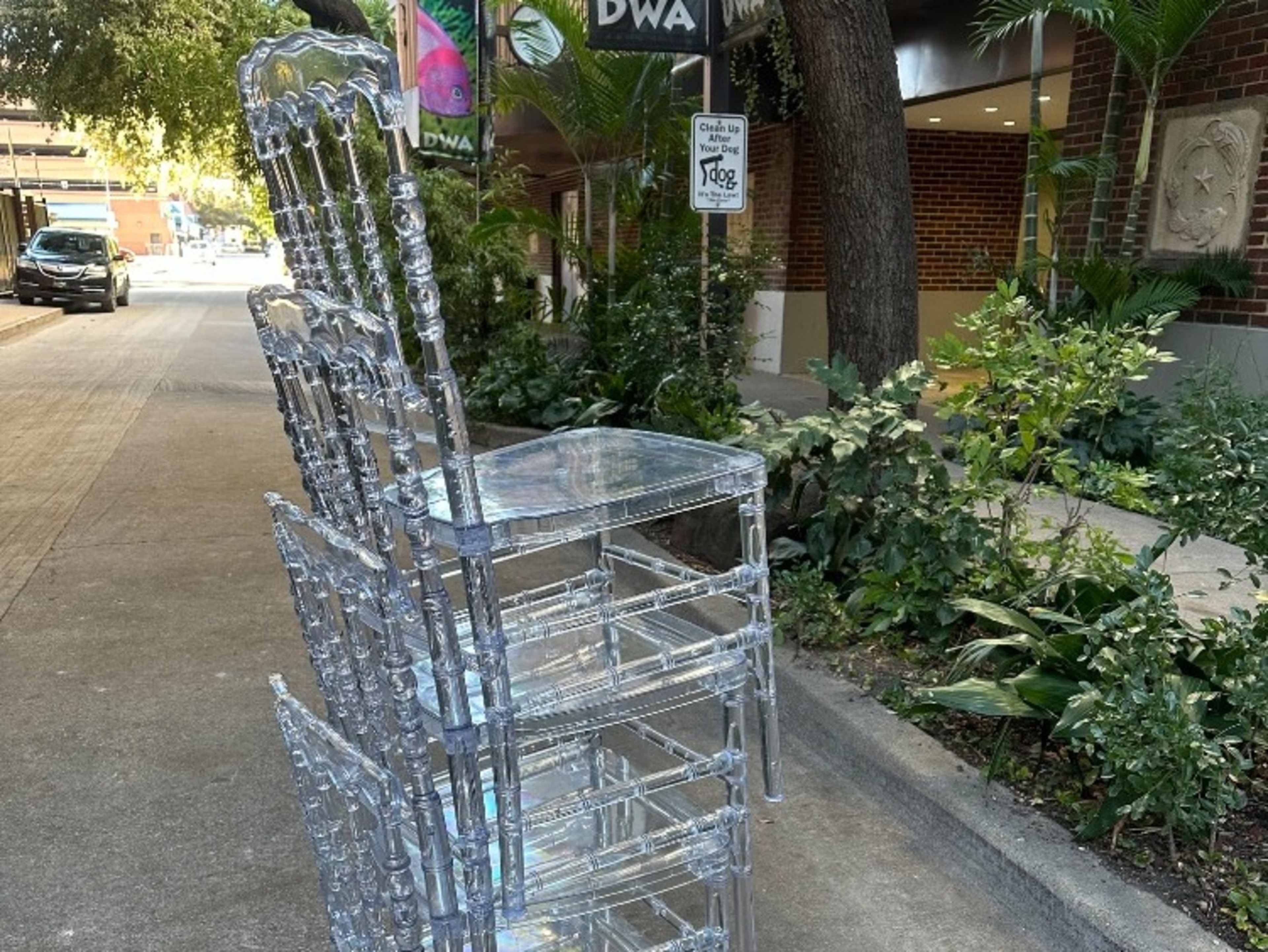 Clear Acrylic Chairs 