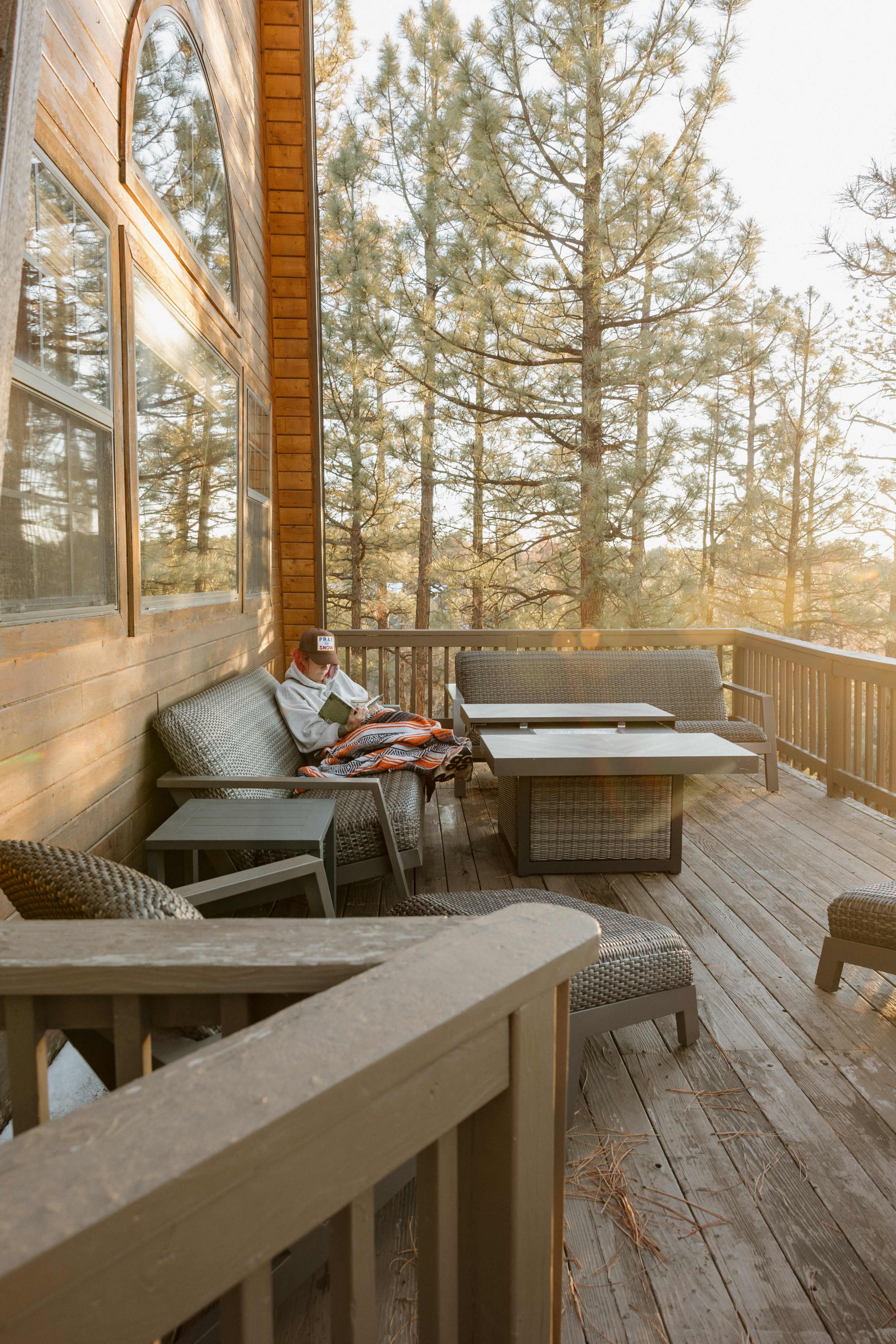 A-Frame Mountain Cabin | Natural Light • Fireplace • Forest Views Image in Show Low, Show Low, AZ
