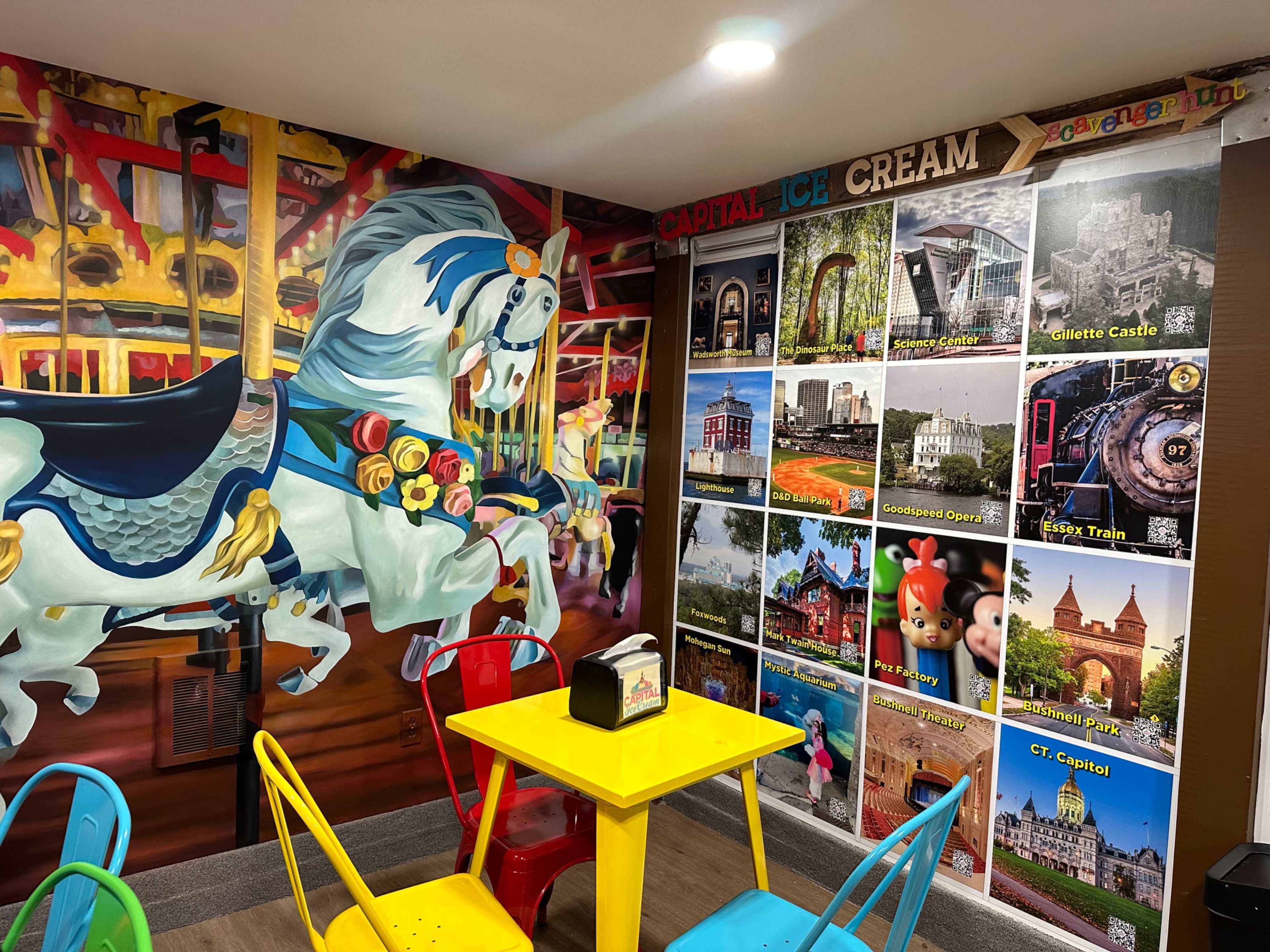 Vibrant Colorful Event Space Image in Frog Hollow, Hartford, CT