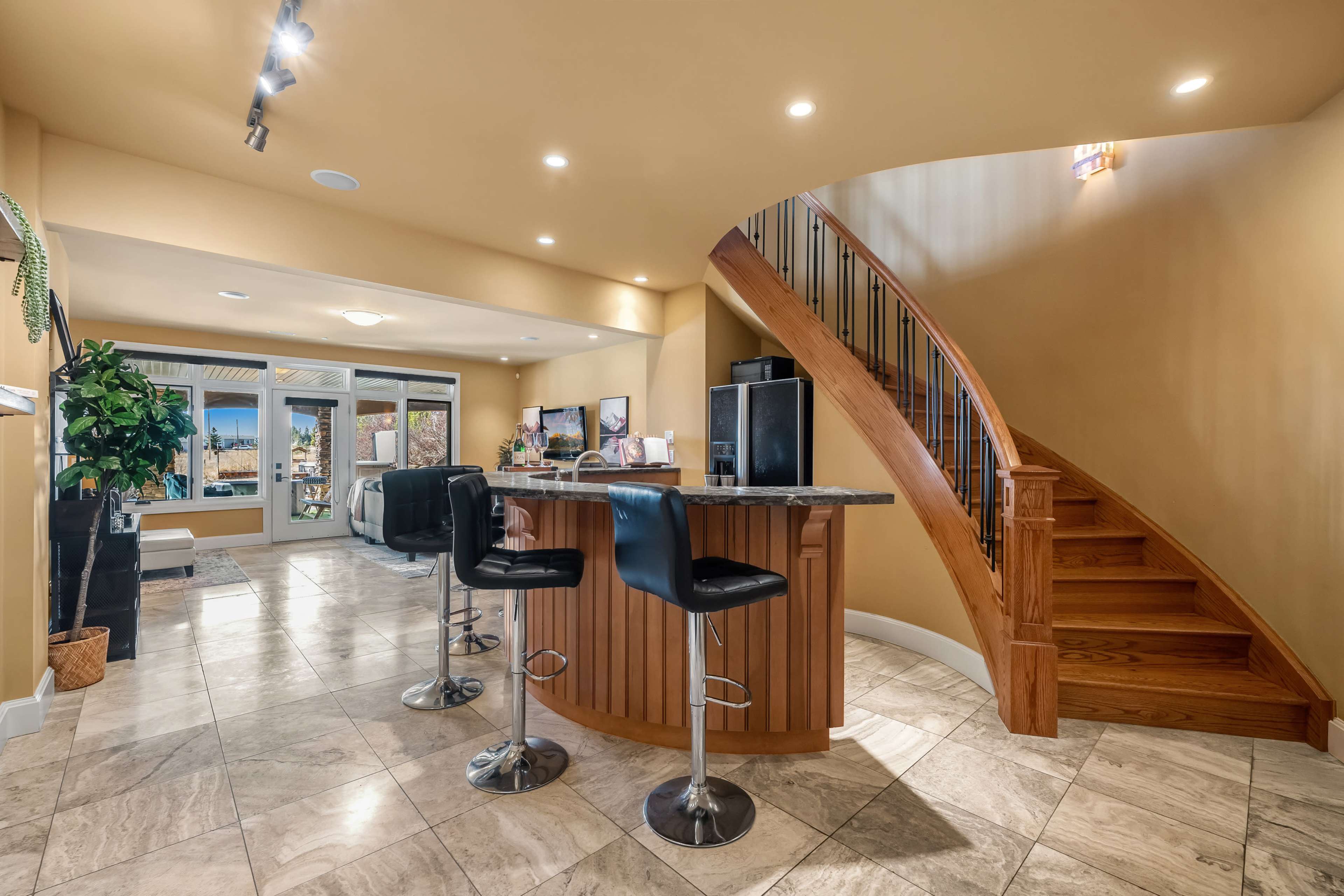 Rustic Speakeasy + Walkout Oasis | Mountain Views Image in Southwest Calgary, Calgary, AB