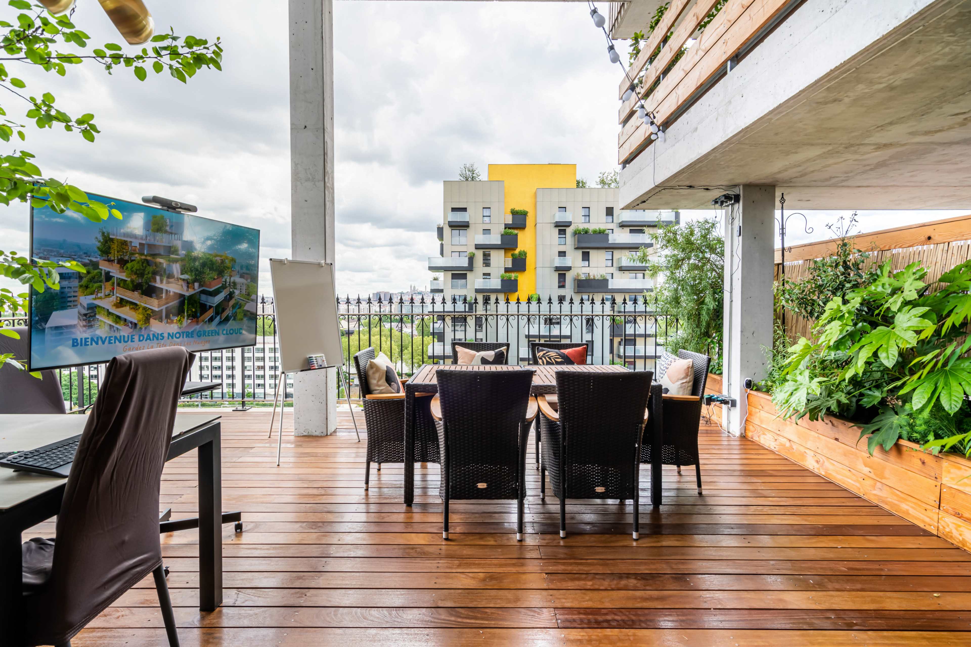 Terrasse vue panoramique Image in Bécon-les-Bruyères, ASNIERES-SUR-SEINE